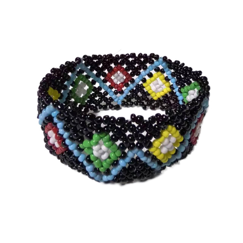 Hand beaded letter strap fashion beaded bag with beaded belt factory to undertake processing customization