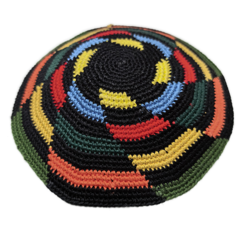 Factory custom fine knit Kippah, 100% cotton DMC hand-woven Kippah hat, DMC Kippah Yamaka Kippa Yarmulke skull hat