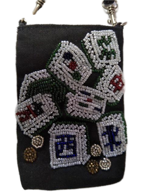 Factory direct sales of new fashion bead embroidered wallet card bag passport cover beaded purse   handbag  card bag 73