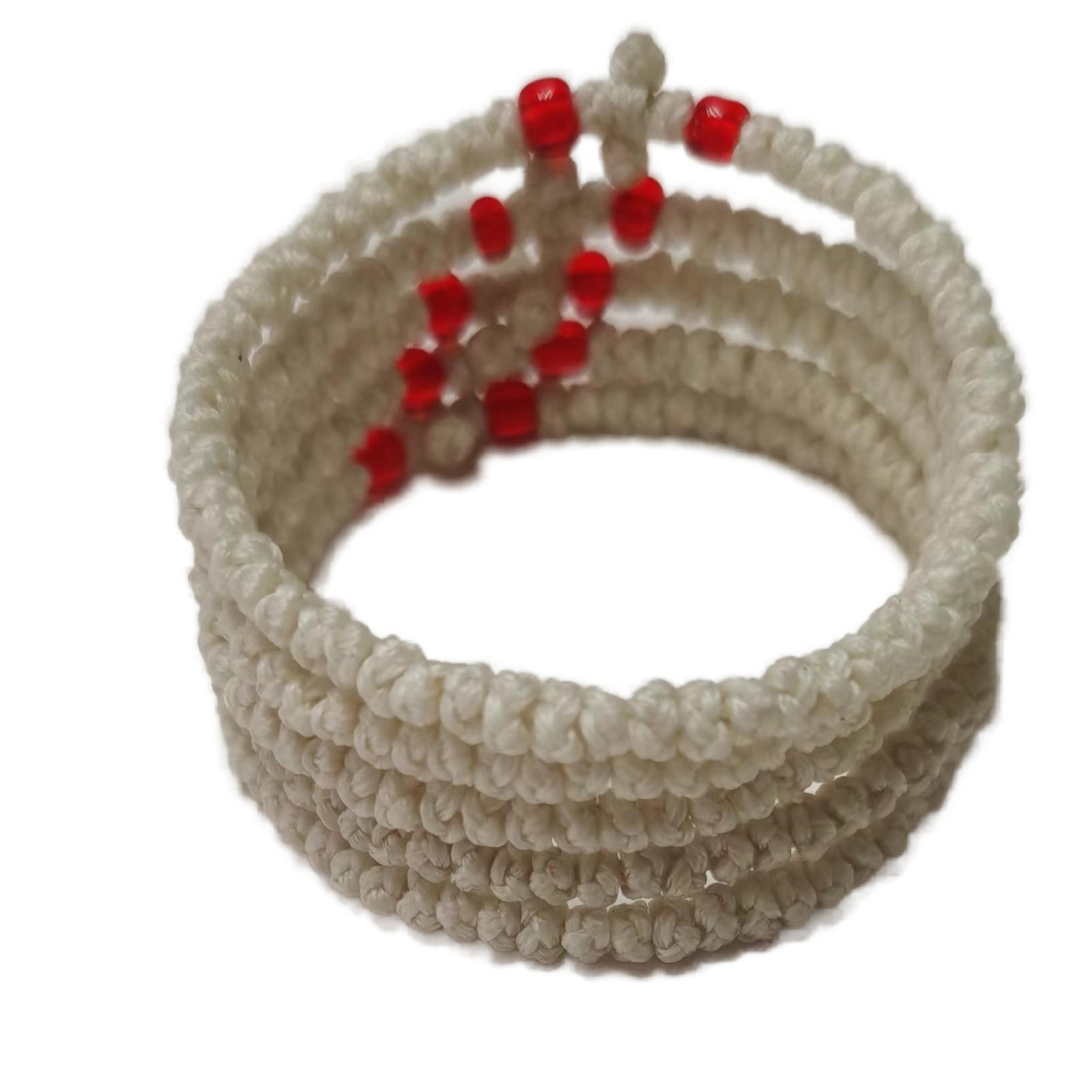 Komboskini bracelet prayer ropes Direct manufacturing from source factory Large stock supply ， Greek Prayer Rope Bracelet, gray Cross Prayer Rope Komboskini With red Beads