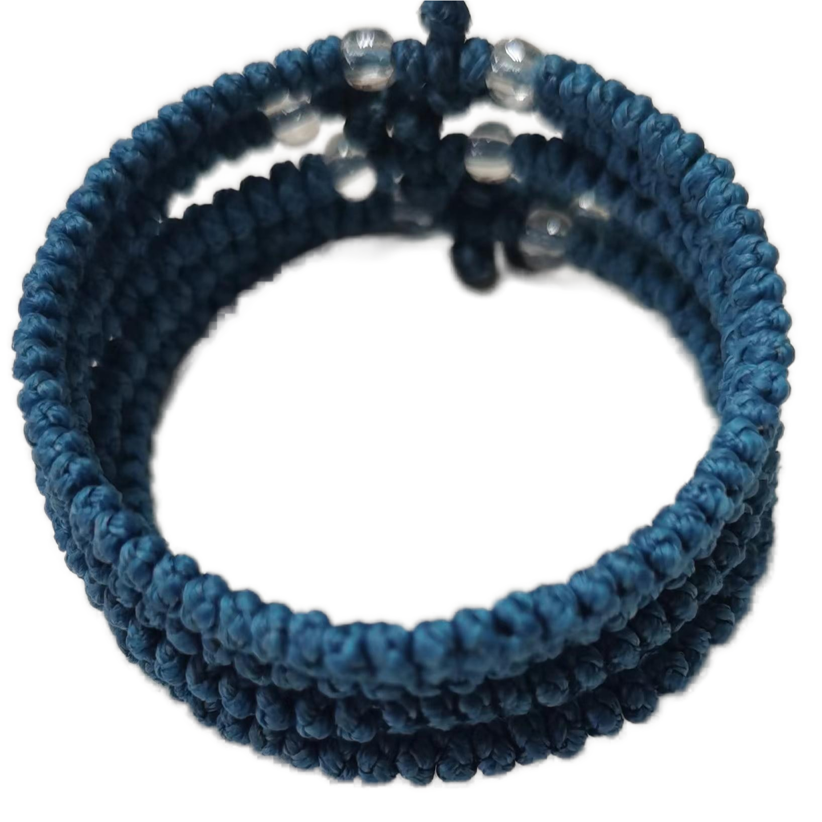 Komboskini bracelet prayer ropes Direct manufacturing from source factory Large stock supply ， Greek Prayer Rope Bracelet, blue Cross Prayer Rope Komboskini With transparent Beads
