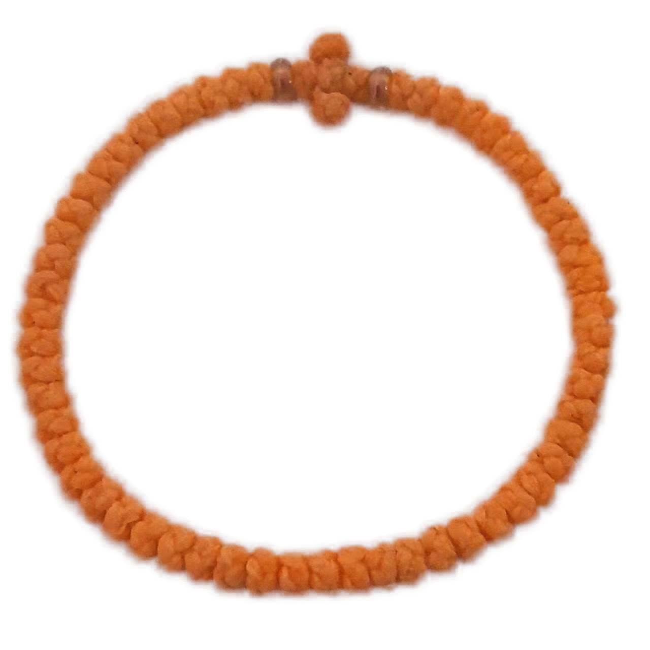 Komboskini bracelet prayer ropes Direct manufacturing from source factory Large stock supply ， Greek Prayer Rope Bracelet, orange Cross Prayer Rope Komboskini With transparent Beads