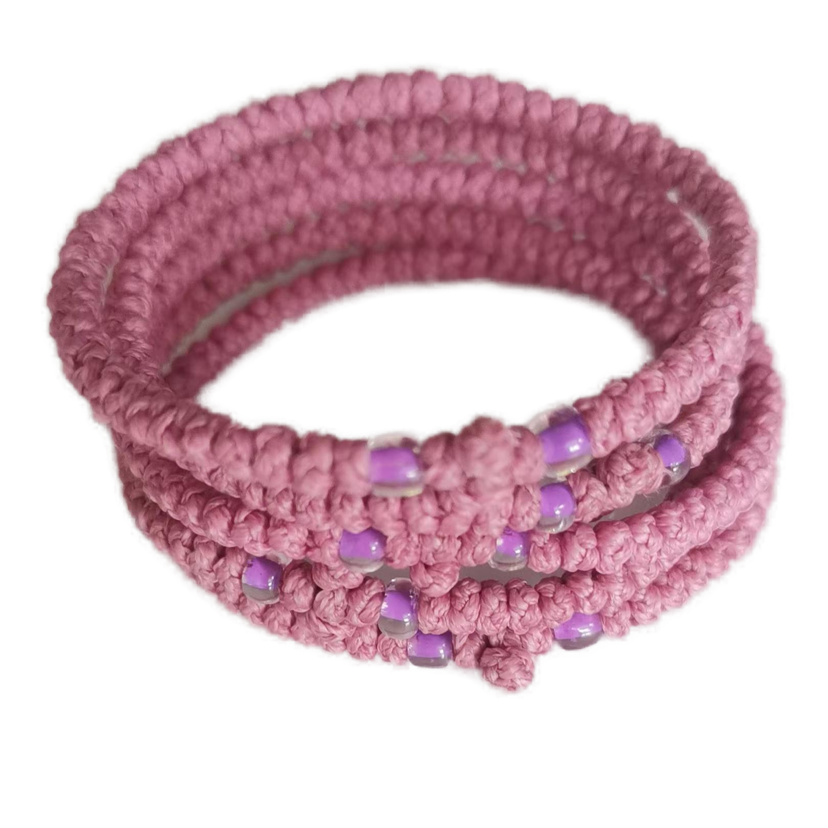 Komboskini bracelet prayer ropes Direct manufacturing from source factory Large stock supply ， Greek Prayer Rope Bracelet, pink Cross Prayer Rope Komboskini With violet Beads