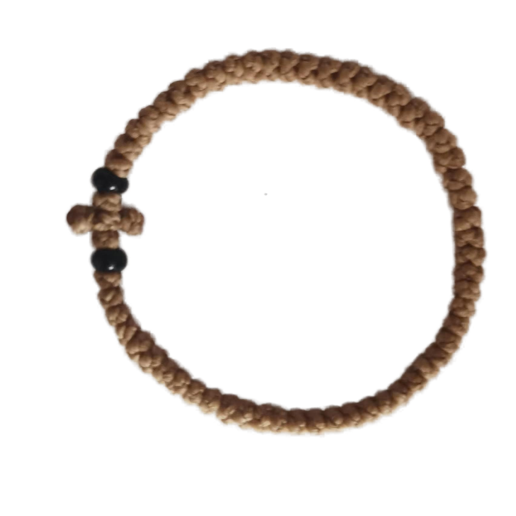 Komboskini bracelet prayer ropes Direct manufacturing from source factory Large stock supply ， Greek Prayer Rope Bracelet, brown Cross Prayer Rope Komboskini With Black Beads