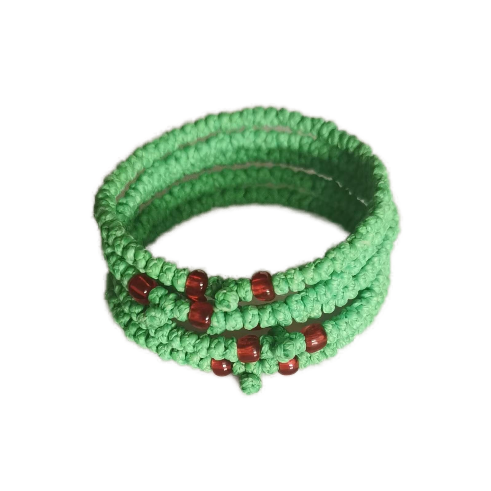 Komboskini bracelet prayer ropes Direct manufacturing from source factory Large stock supply ， Greek Prayer Rope Bracelet, green Cross Prayer Rope Komboskini With red Beads