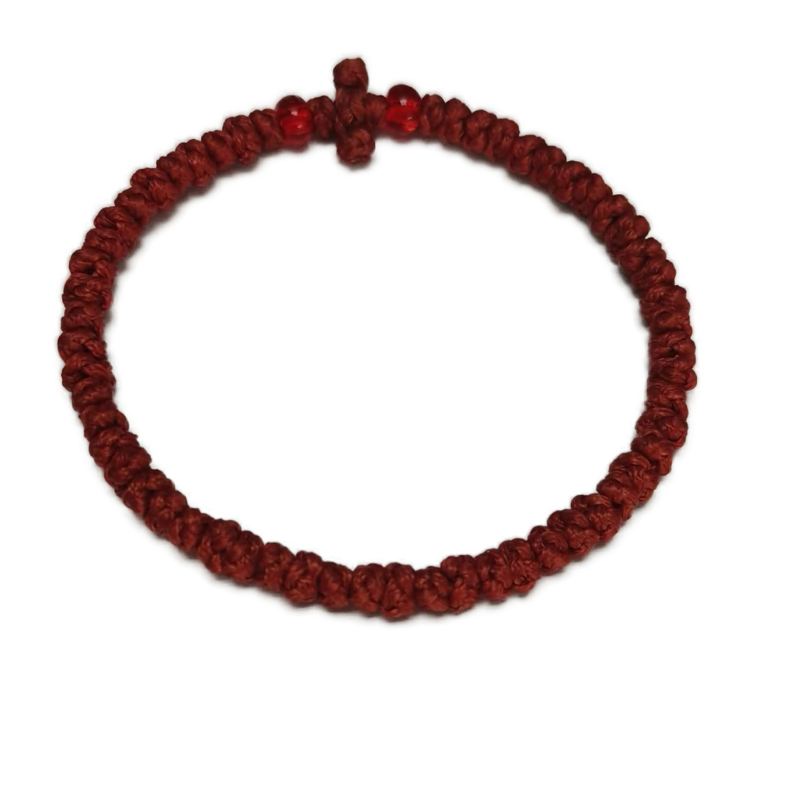 Komboskini bracelet prayer ropes Direct manufacturing from source factory Large stock supply ， Greek Prayer Rope Bracelet, red Cross Prayer Rope Komboskini With red Beads