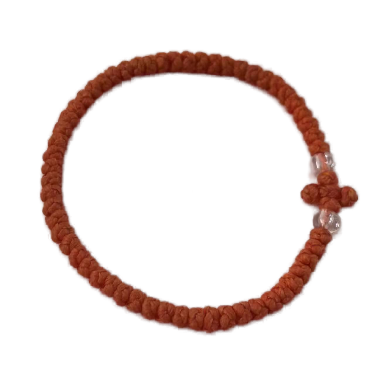Komboskini bracelet prayer ropes Direct manufacturing from source factory Large stock supply ， Greek Prayer Rope Bracelet, bronzing Cross Prayer Rope Komboskini With transparent Beads