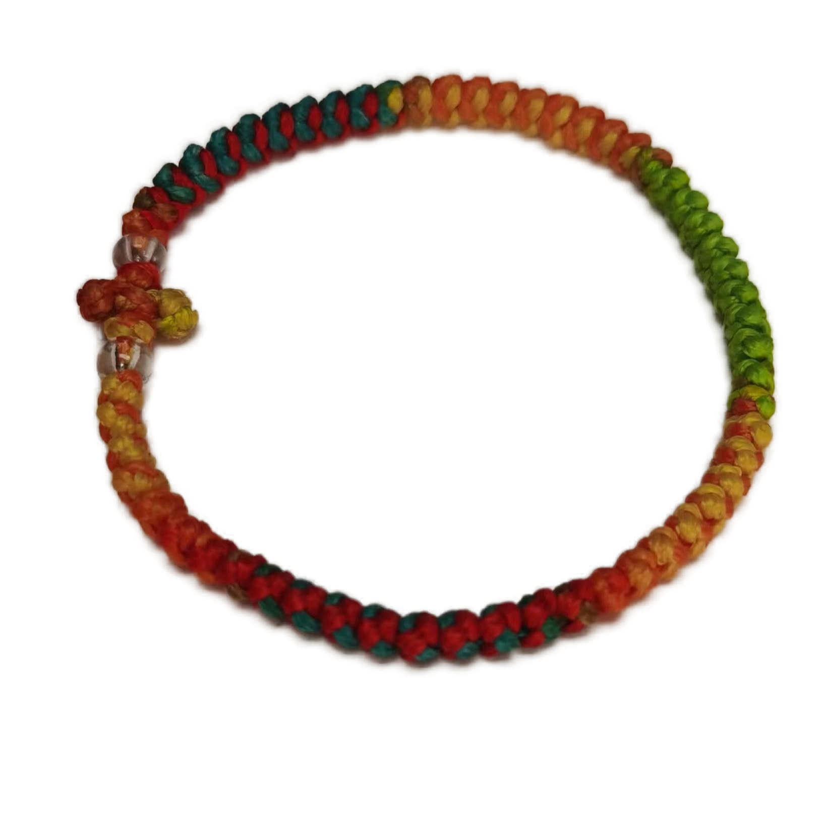 Komboskini bracelet prayer ropes Direct manufacturing from source factory Large stock supply ， Greek Prayer Rope Bracelet, colourful Cross Prayer Rope Komboskini With transparent Beads