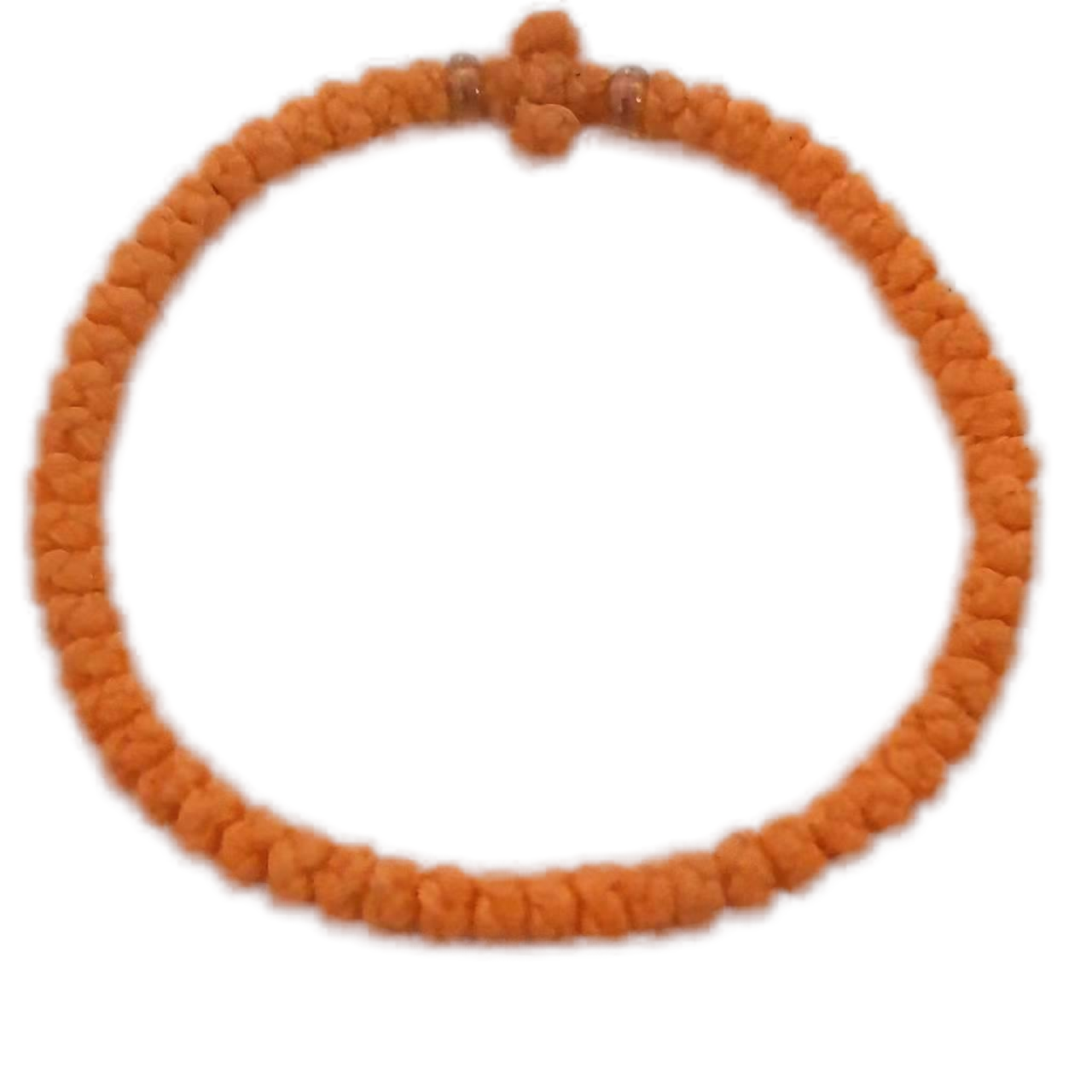 Komboskini bracelet prayer ropes Direct manufacturing from source factory Large stock supply ， Greek Prayer Rope Bracelet, orange Cross Prayer Rope Komboskini With transparent Beads