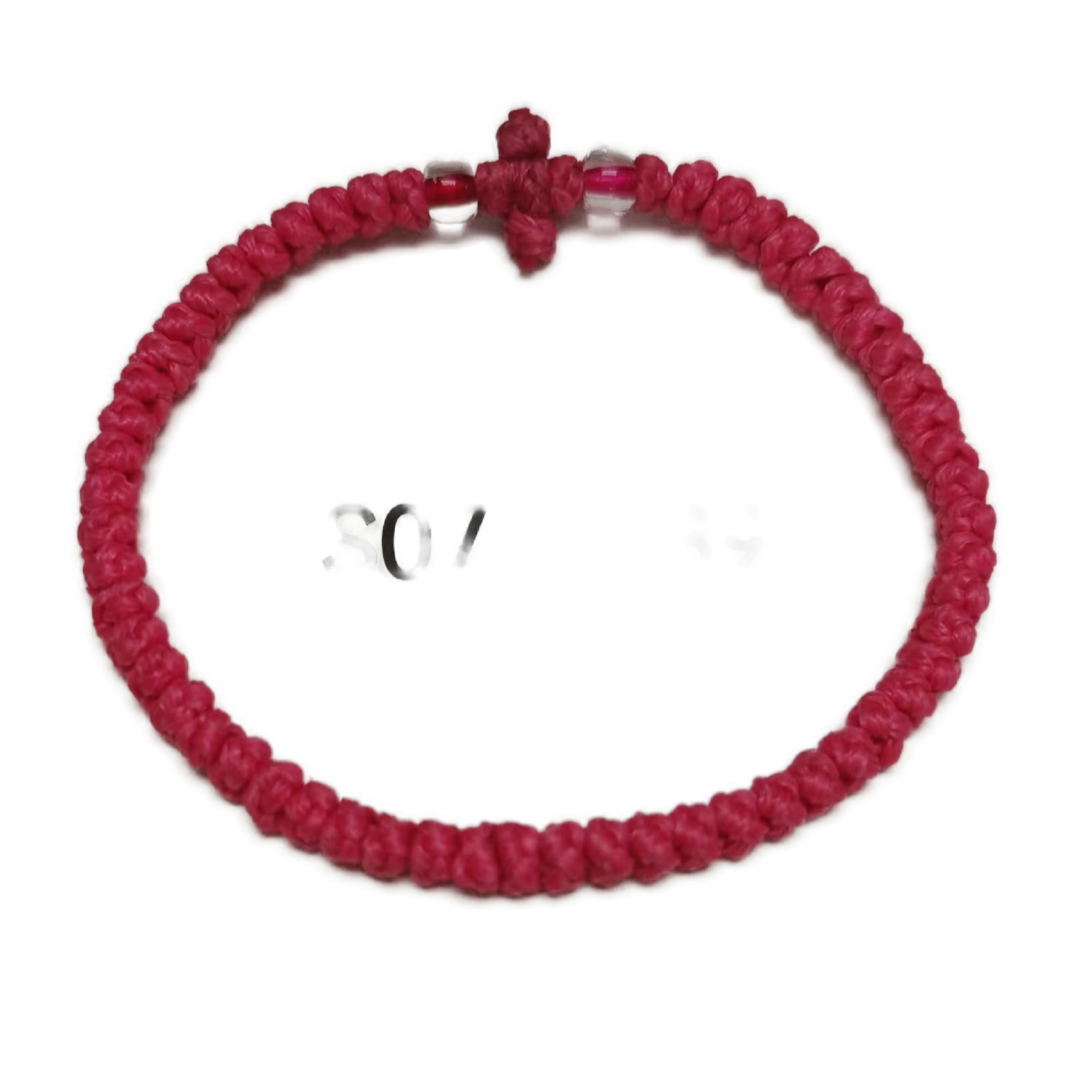 Komboskini bracelet prayer ropes Direct manufacturing from source factory Large stock supply ， Greek Prayer Rope Bracelet, red Cross Prayer Rope Komboskini With transparent Beads
