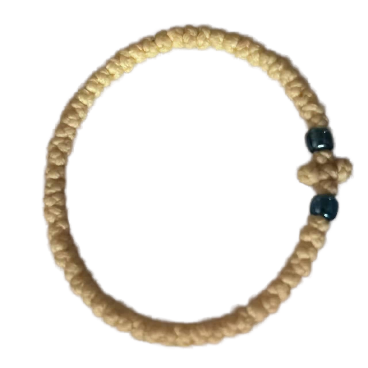 Komboskini bracelet prayer ropes Direct manufacturing from source factory Large stock supply ， Greek Prayer Rope Bracelet, yellow Cross Prayer Rope Komboskini With dark blue Beads