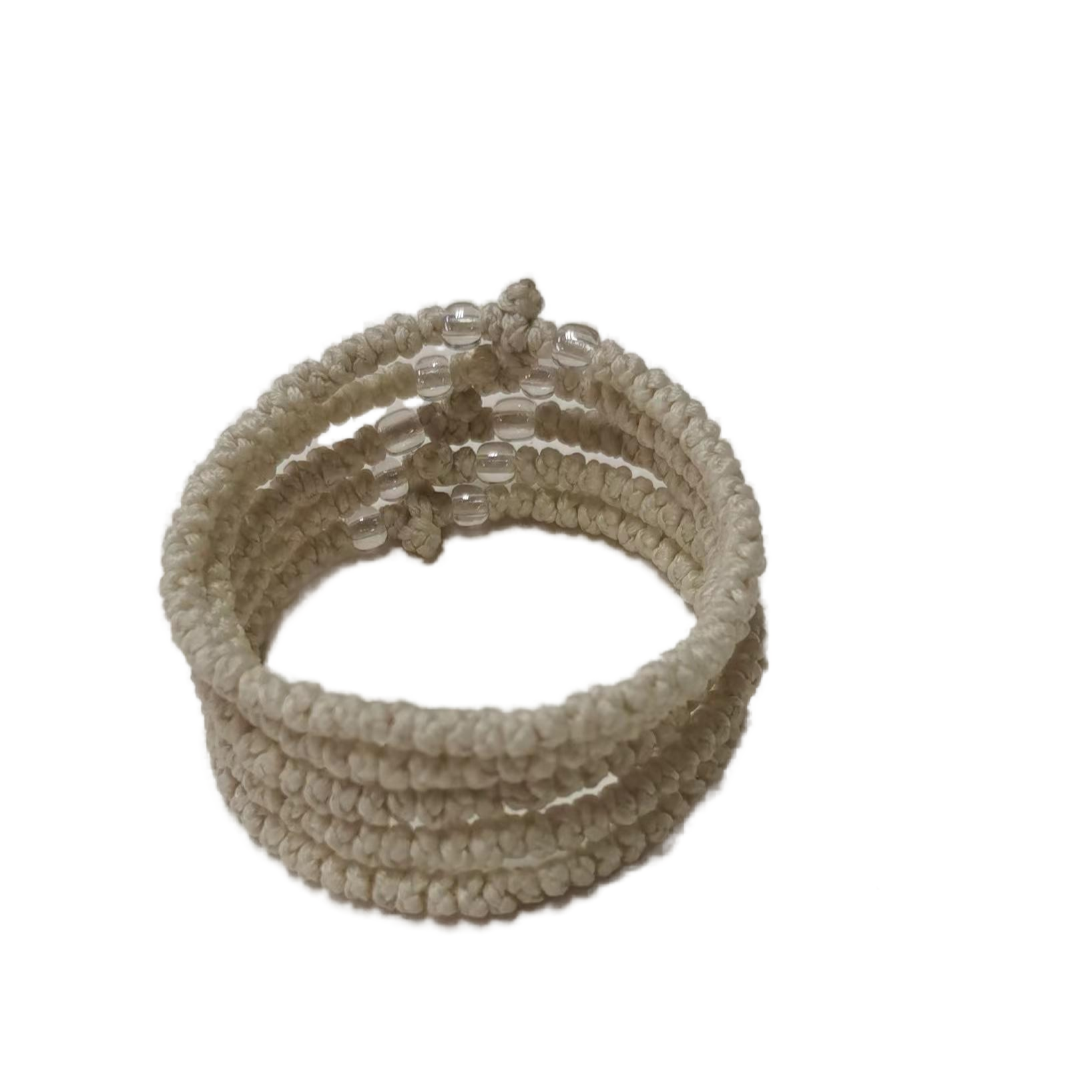Komboskini bracelet prayer ropes Direct manufacturing from source factory Large stock supply ， Greek Prayer Rope Bracelet, gray Cross Prayer Rope Komboskini With transparent Beads