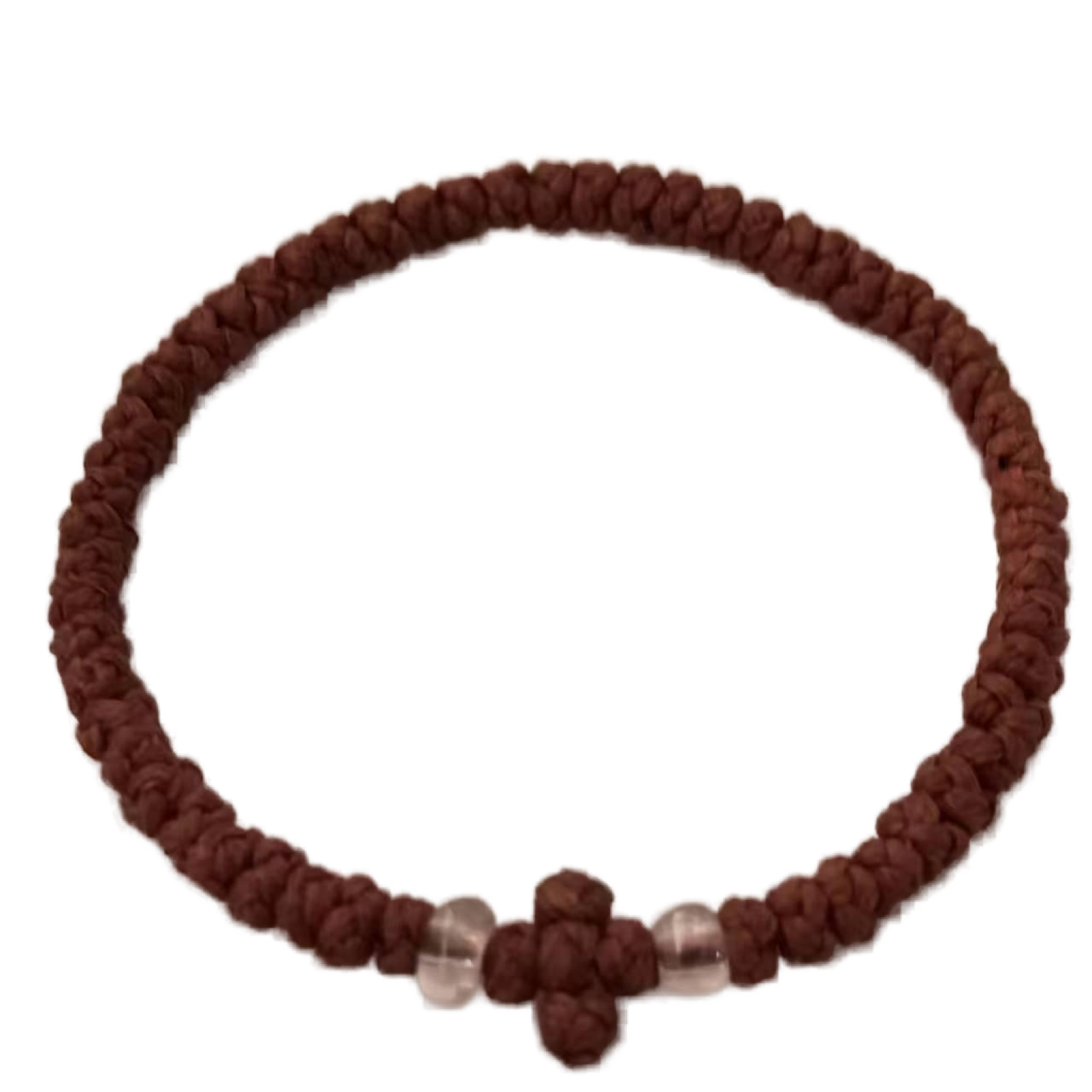 Komboskini bracelet prayer ropes Direct manufacturing from source factory Large stock supply ， Greek Prayer Rope Bracelet, bronzing Cross Prayer Rope Komboskini With transparent Beads