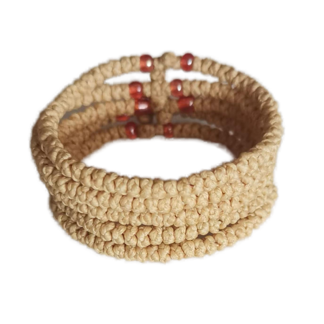 Komboskini bracelet prayer ropes Direct manufacturing from source factory Large stock supply ， Greek Prayer Rope Bracelet, brown Cross Prayer Rope Komboskini With orange Beads