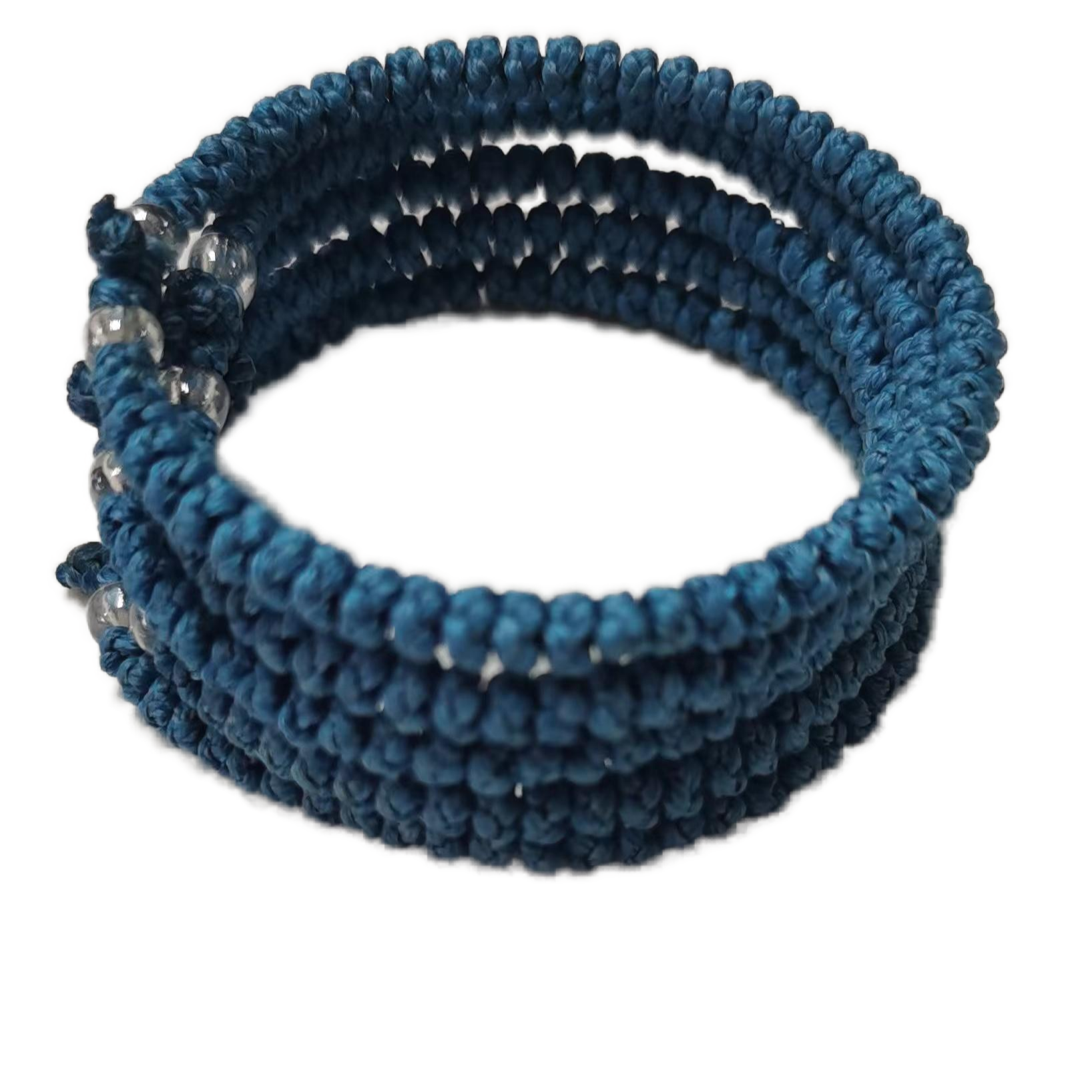 Komboskini bracelet prayer ropes Direct manufacturing from source factory Large stock supply ， Greek Prayer Rope Bracelet, blue Cross Prayer Rope Komboskini With transparent Beads