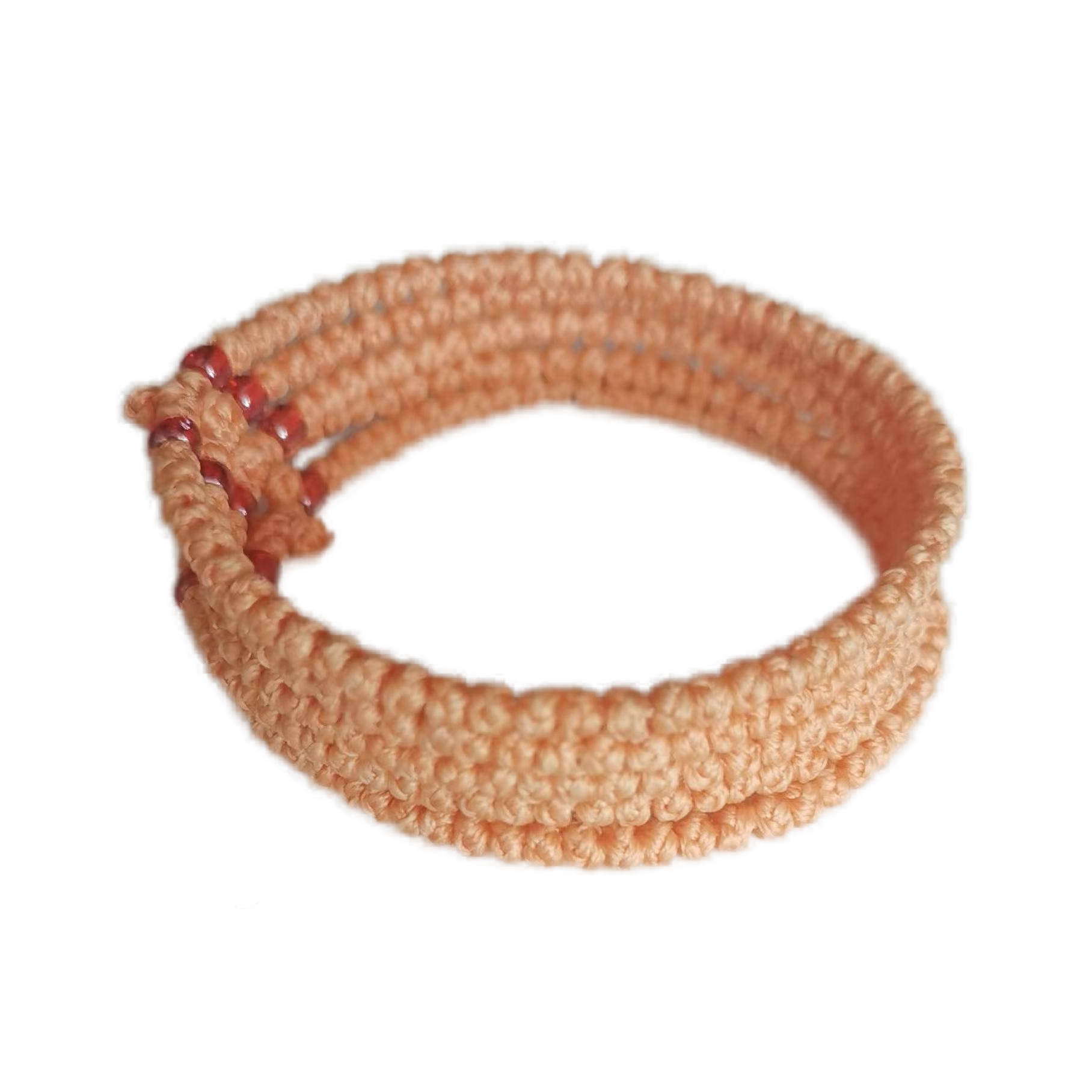 Komboskini bracelet prayer ropes Direct manufacturing from source factory Large stock supply ， Greek Prayer Rope Bracelet, orange Cross Prayer Rope Komboskini With red Beads