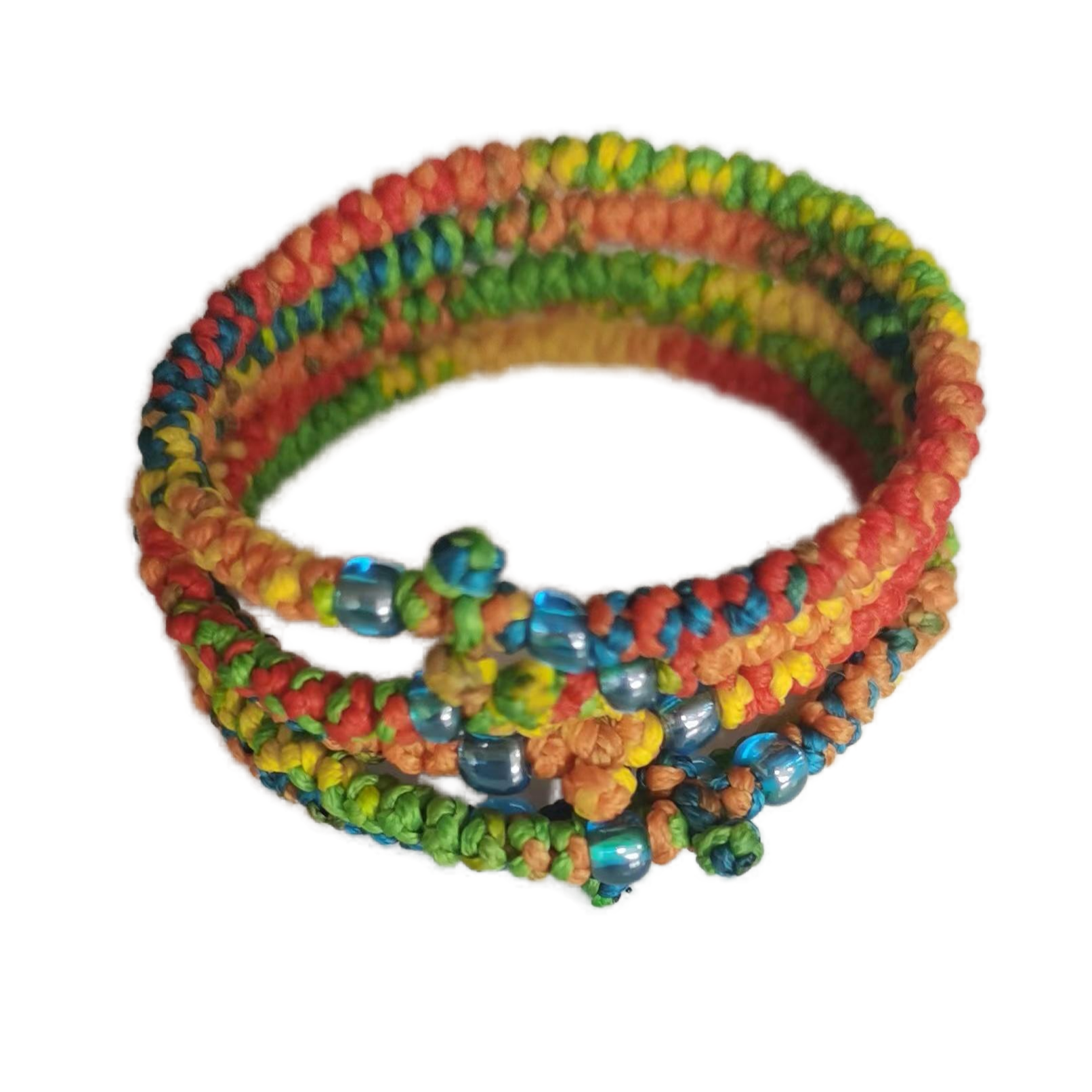 Komboskini bracelet prayer ropes Direct manufacturing from source factory Large stock supply ， Greek Prayer Rope Bracelet, colorful Cross Prayer Rope Komboskini With Blue Beads