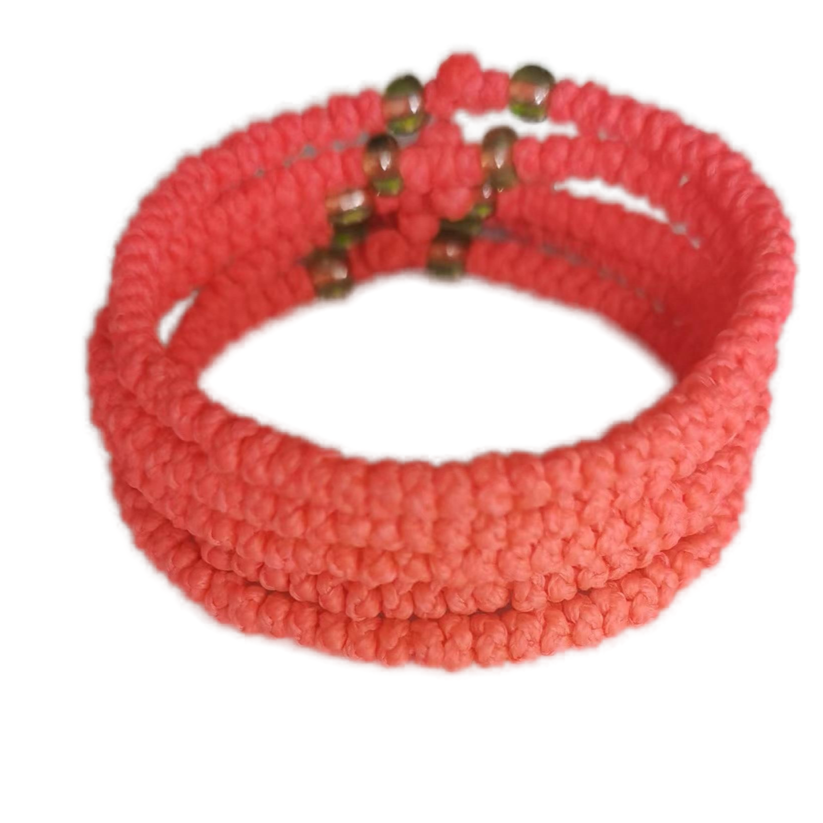 Komboskini bracelet prayer ropes Direct manufacturing from source factory Large stock supply ， Greek Prayer Rope Bracelet, peach Cross Prayer Rope Komboskini With green Beads