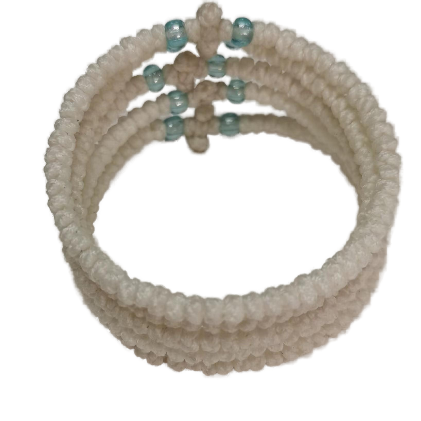 Komboskini bracelet prayer ropes Direct manufacturing from source factory Large stock supply ， Greek Prayer Rope Bracelet, gray Cross Prayer Rope Komboskini With green Beads