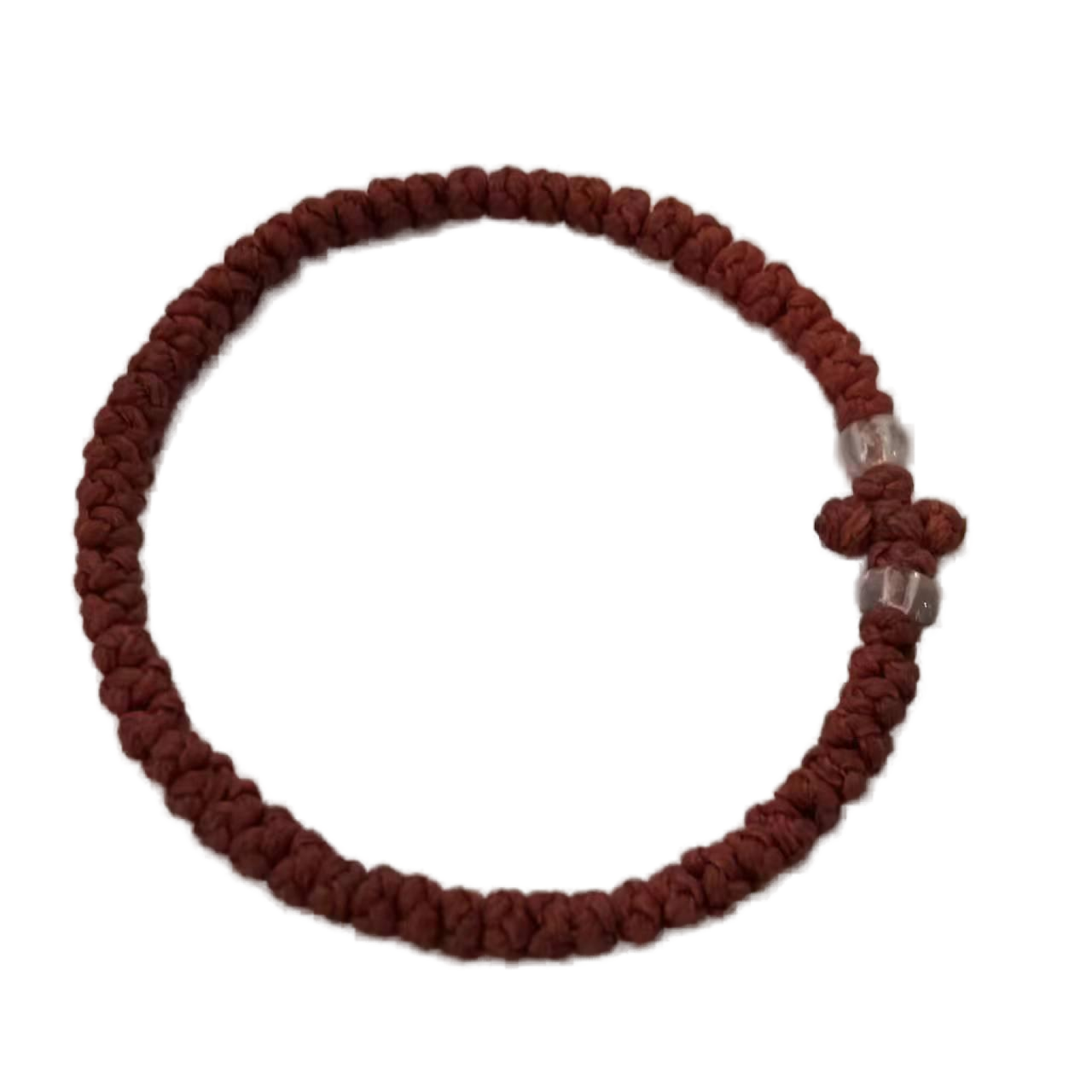 Komboskini bracelet prayer ropes Direct manufacturing from source factory Large stock supply ， Greek Prayer Rope Bracelet, red Cross Prayer Rope Komboskini With transparent Beads