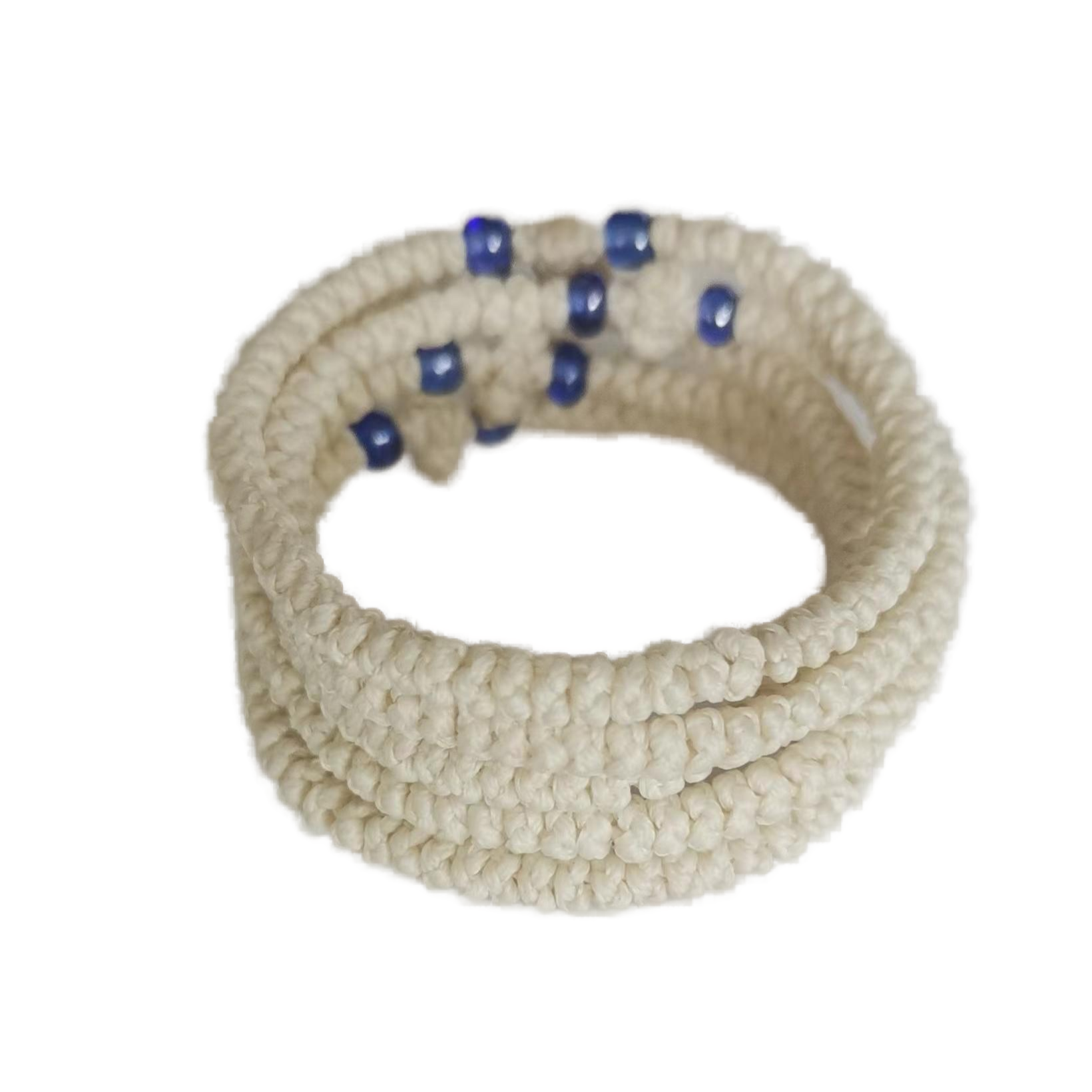 Komboskini bracelet prayer ropes Direct manufacturing from source factory Large stock supply ， Greek Prayer Rope Bracelet, gray Cross Prayer Rope Komboskini With dark Blue Beads
