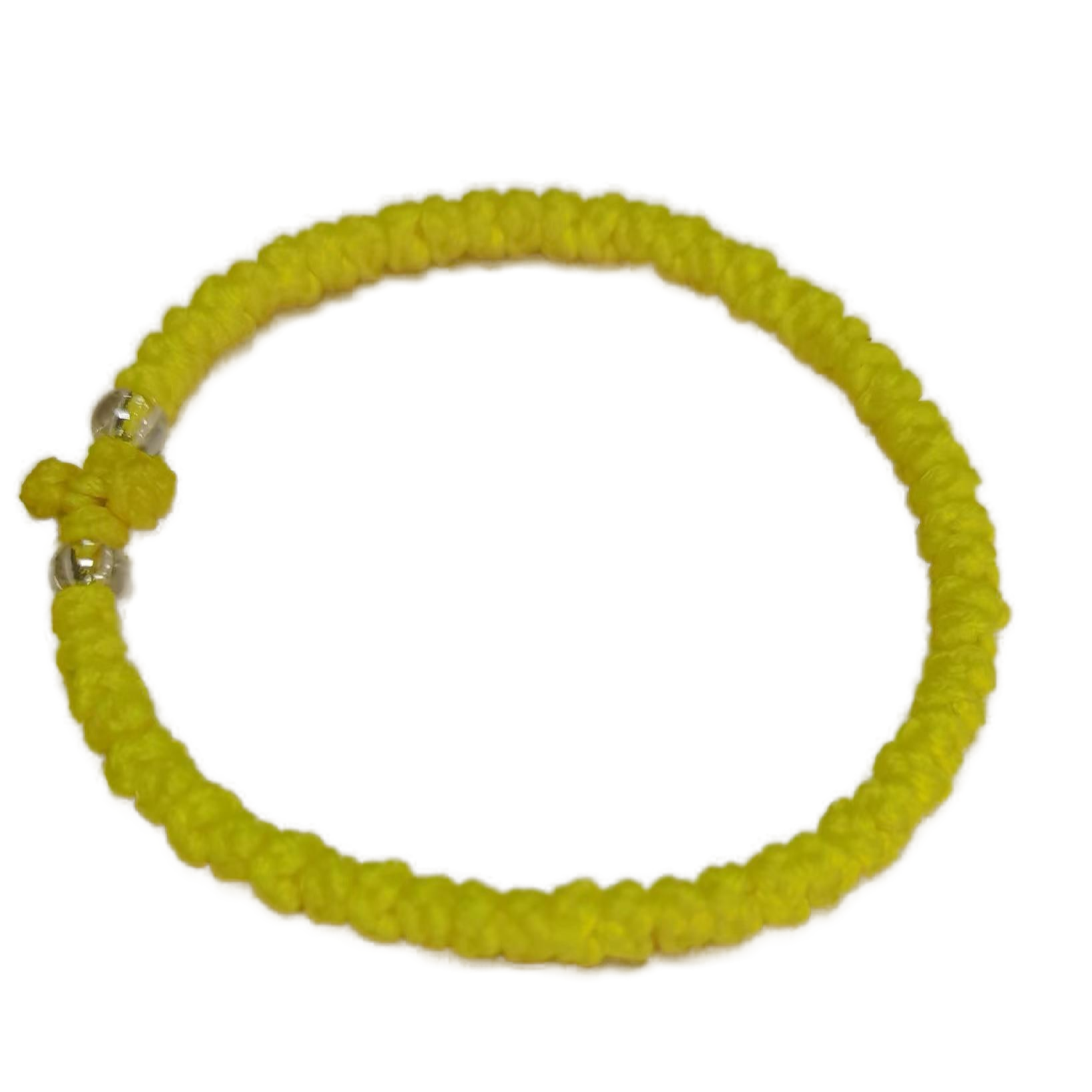 Komboskini bracelet prayer ropes Direct manufacturing from source factory Large stock supply ， Greek Prayer Rope Bracelet, fluorescent green Cross Prayer Rope Komboskini With transparent Beads