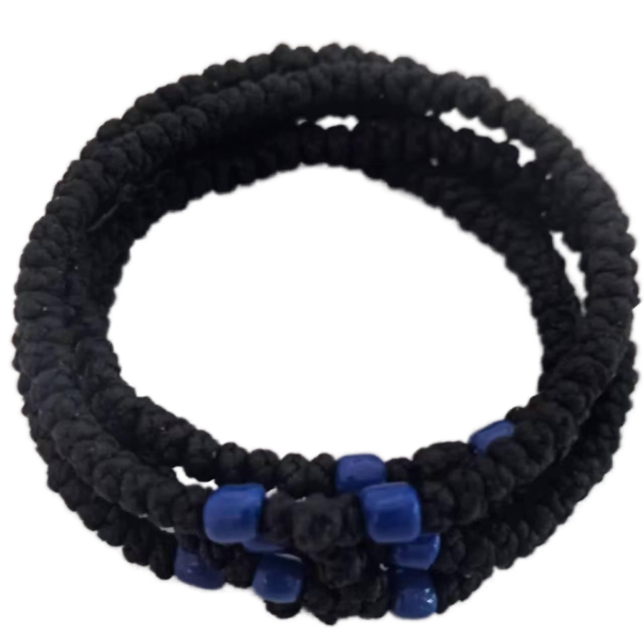 Komboskini bracelet prayer ropes Direct manufacturing from source factory Large stock supply ， Greek Prayer Rope Bracelet, dark blue Cross Prayer Rope Komboskini With dark blue Beads