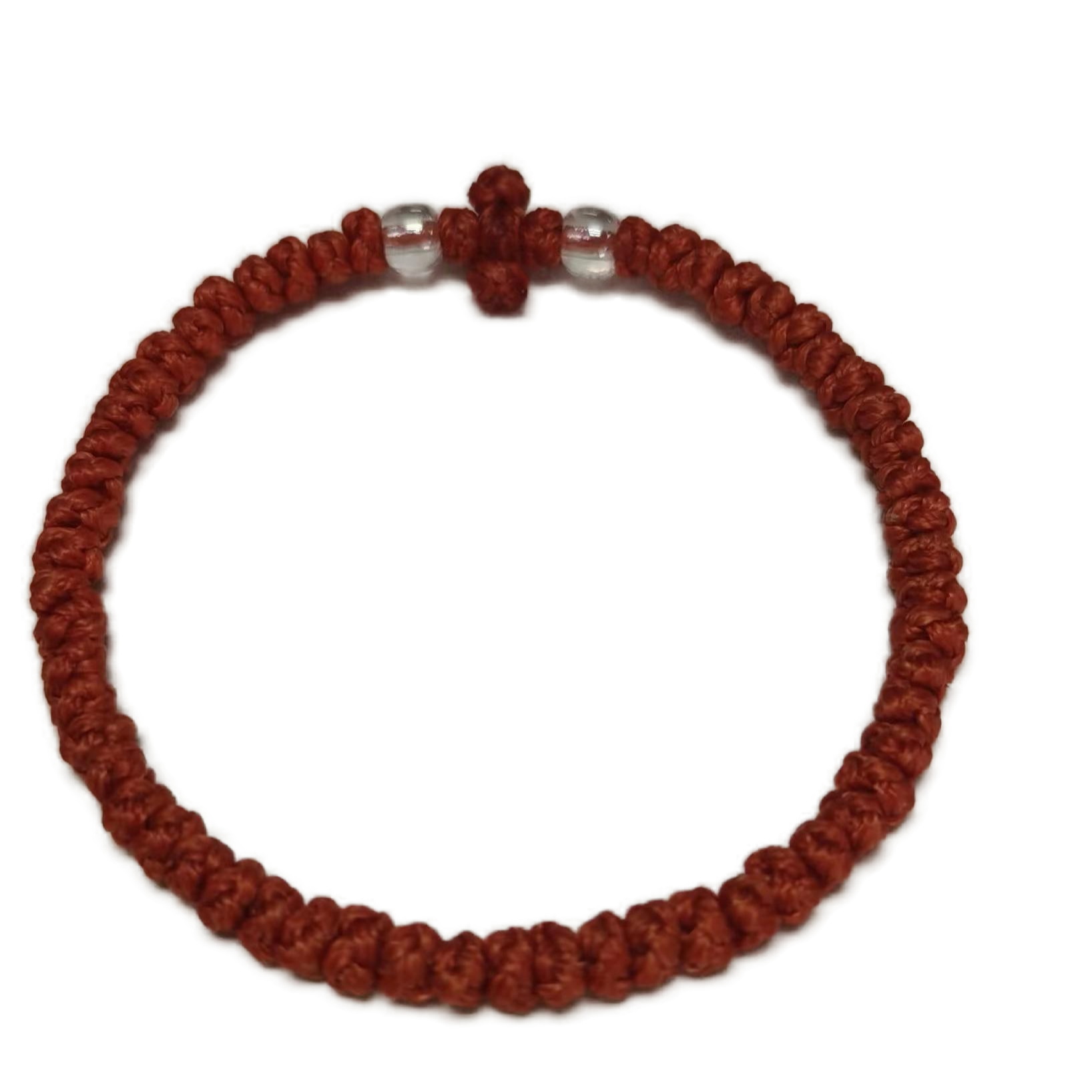 Komboskini bracelet prayer ropes Direct manufacturing from source factory Large stock supply ， Greek Prayer Rope Bracelet, red Cross Prayer Rope Komboskini With transparent Beads