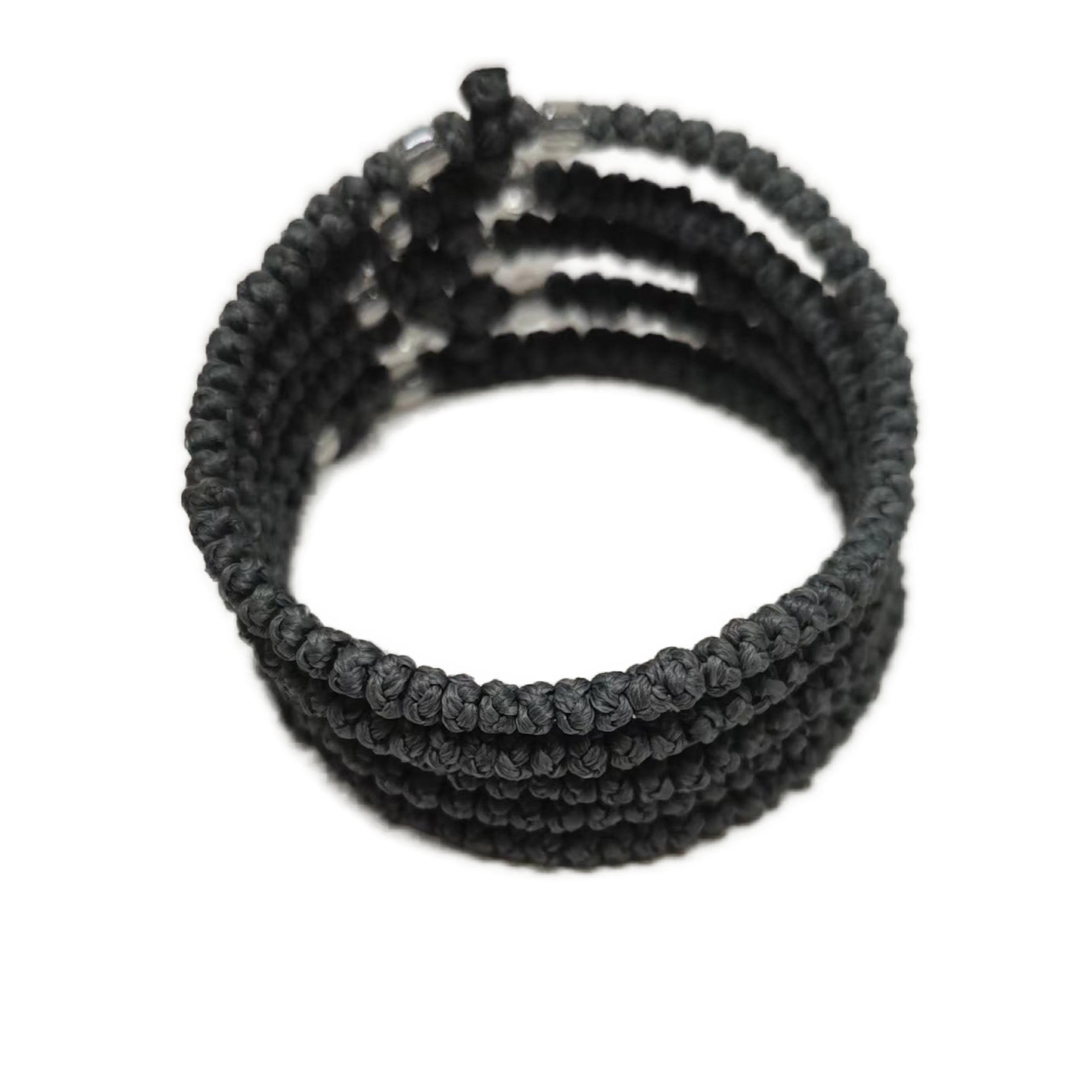 Komboskini bracelet prayer ropes Direct manufacturing from source factory Large stock supply ， Greek Prayer Rope Bracelet, Black Cross Prayer Rope Komboskini With black Beads