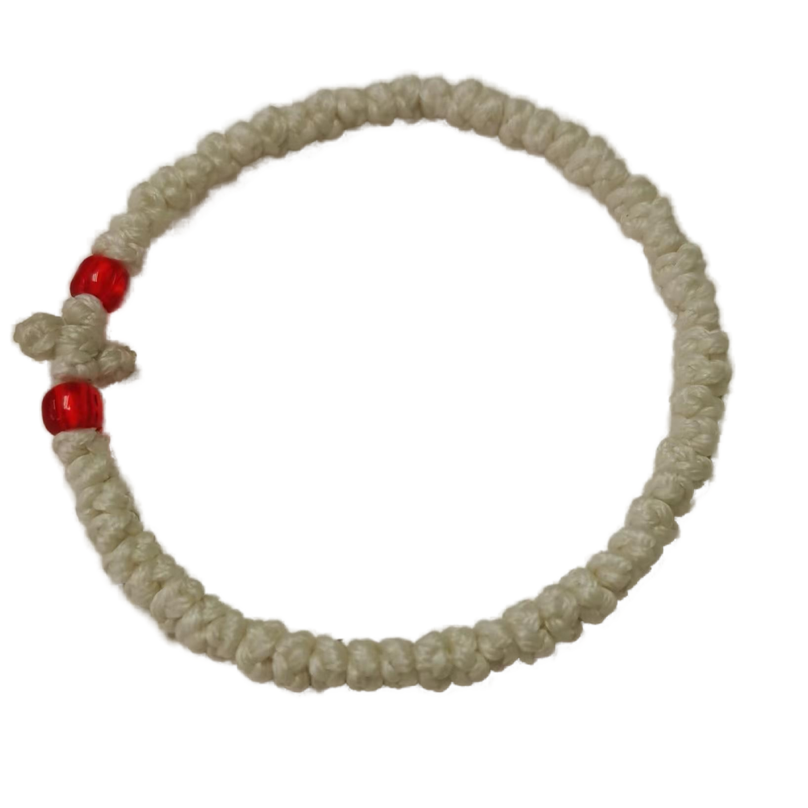 Komboskini bracelet prayer ropes Direct manufacturing from source factory Large stock supply ， Greek Prayer Rope Bracelet, gray Cross Prayer Rope Komboskini With red Beads