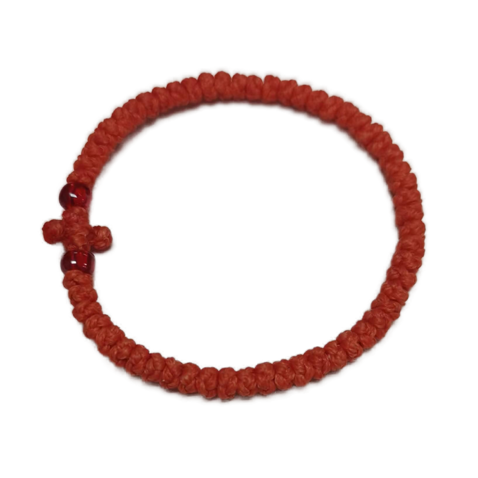 Komboskini bracelet prayer ropes Direct manufacturing from source factory Large stock supply ， Greek Prayer Rope Bracelet, red Cross Prayer Rope Komboskini With red Beads