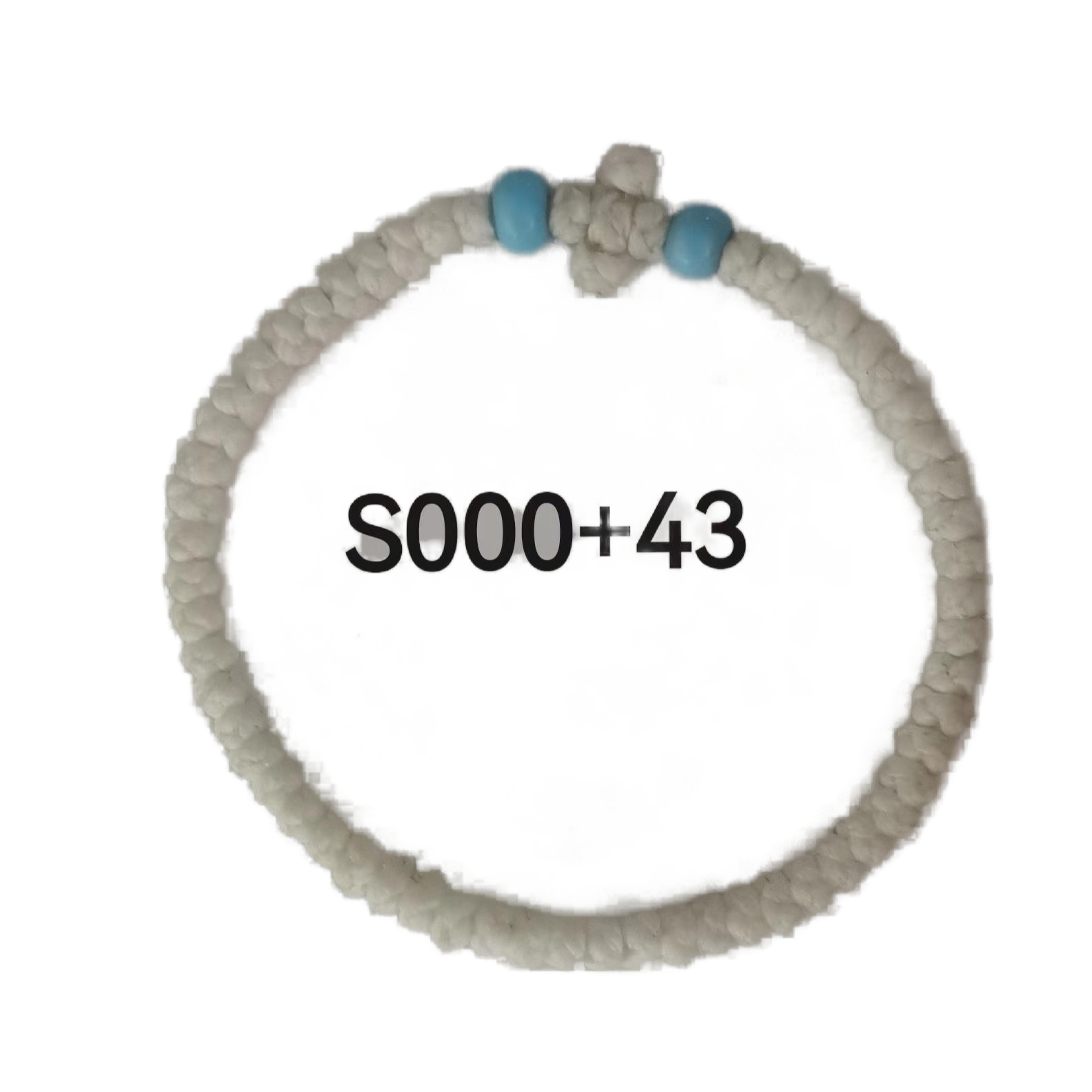 Komboskini bracelet prayer ropes Direct manufacturing from source factory Large stock supply ， Greek Prayer Rope Bracelet, gray Cross Prayer Rope Komboskini With Blue Beads