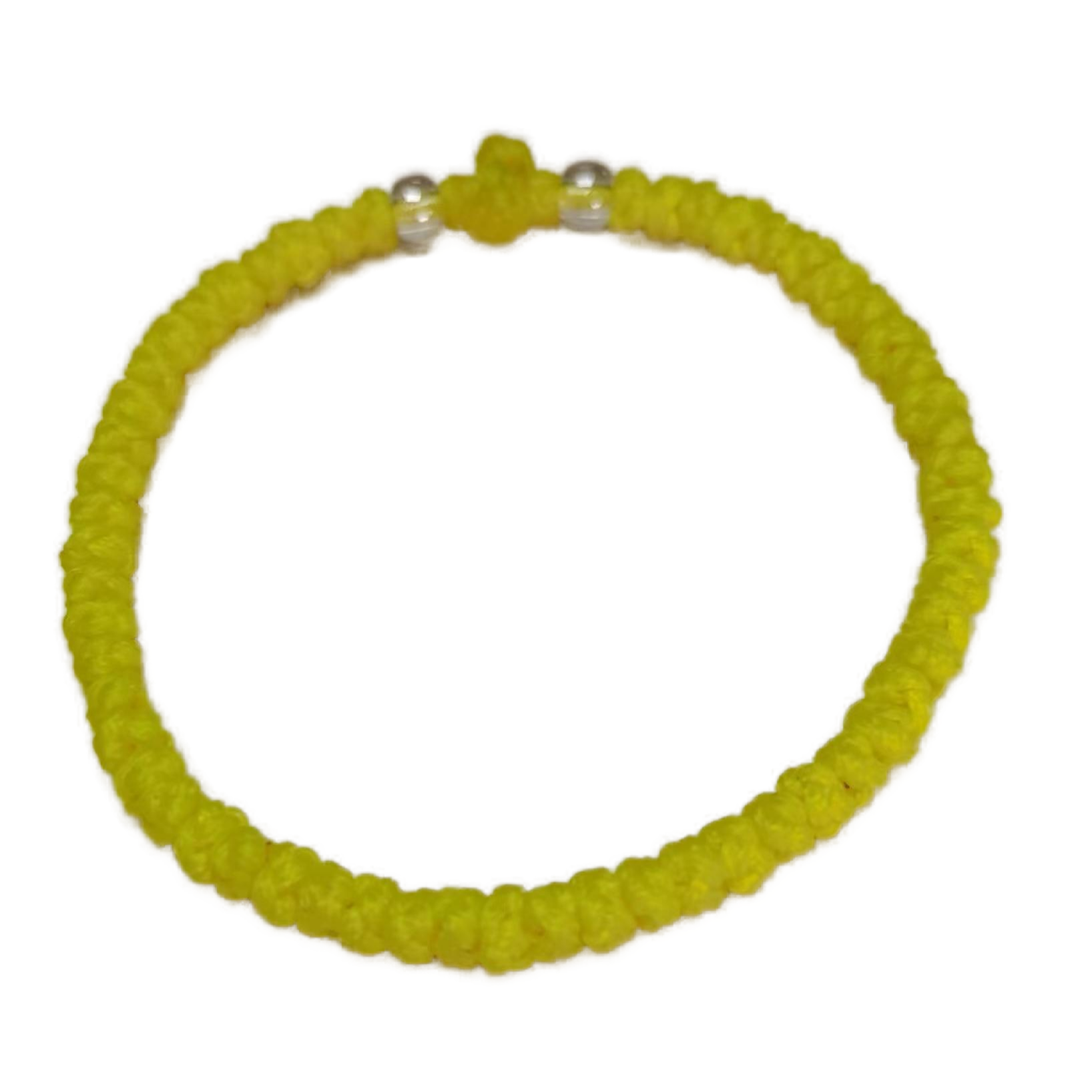Komboskini bracelet prayer ropes Direct manufacturing from source factory Large stock supply ， Greek Prayer Rope Bracelet, fluorescent green Cross Prayer Rope Komboskini With transparent Beads