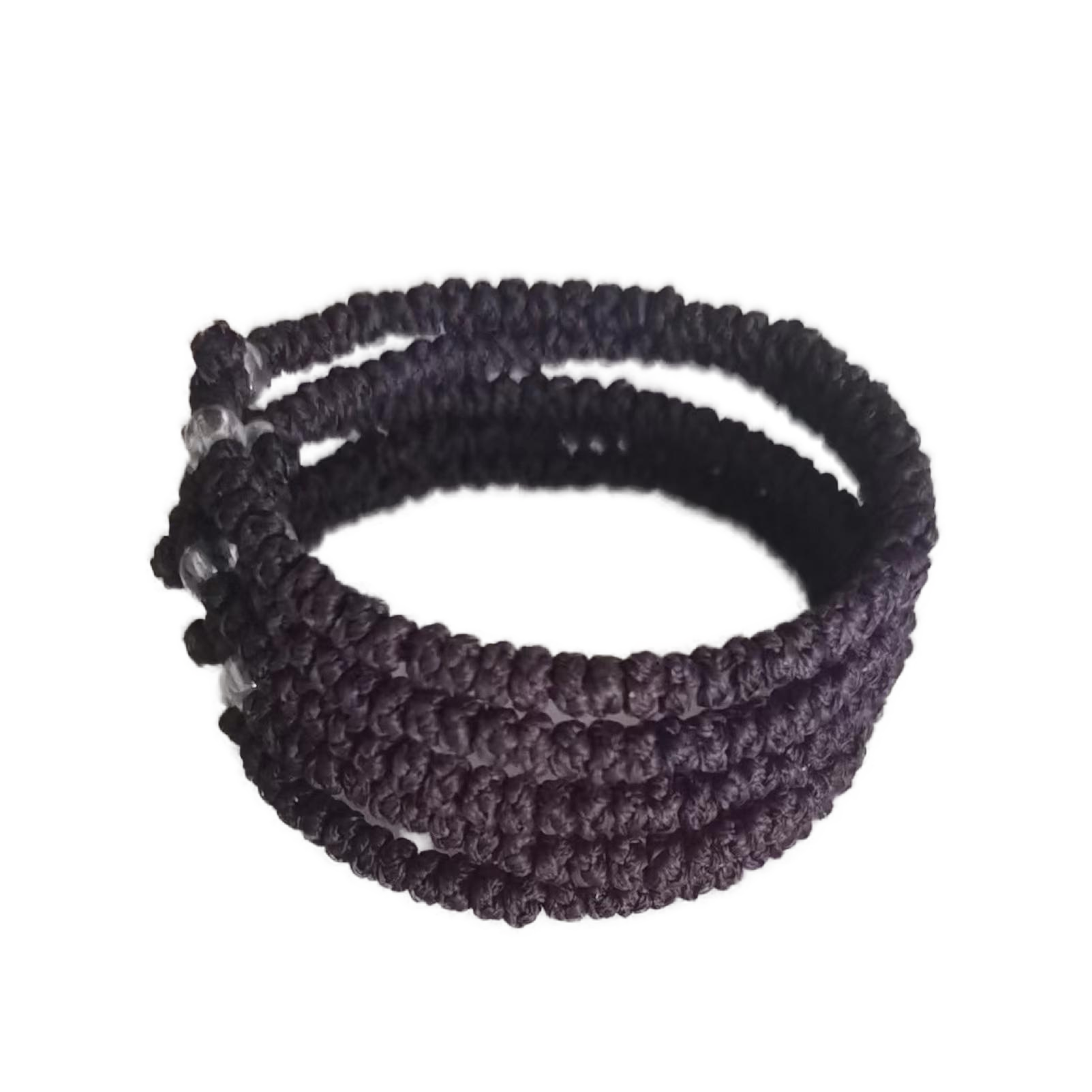 Komboskini bracelet prayer ropes Direct manufacturing from source factory Large stock supply ， Greek Prayer Rope Bracelet, violet Cross Prayer Rope Komboskini With transparent Beads