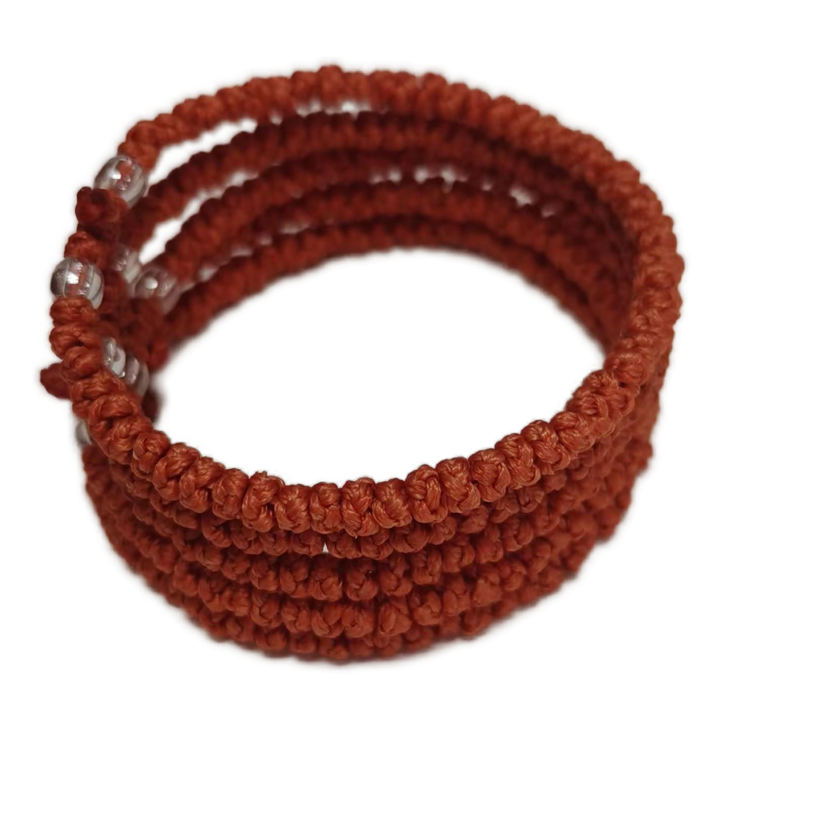 Komboskini bracelet prayer ropes Direct manufacturing from source factory Large stock supply ， Greek Prayer Rope Bracelet, red Cross Prayer Rope Komboskini With transparent Beads