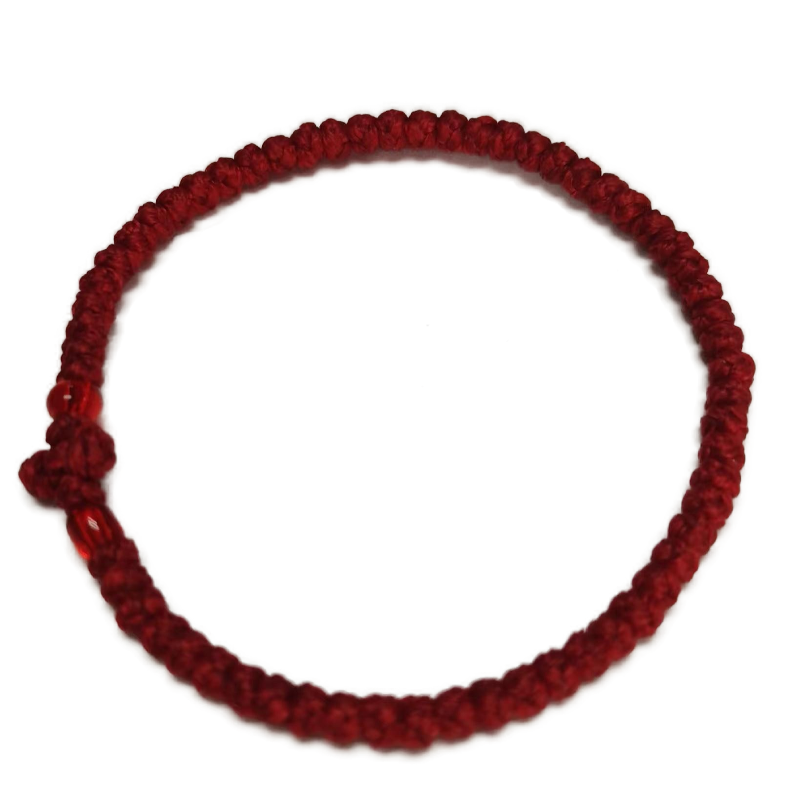 Komboskini bracelet prayer ropes Direct manufacturing from source factory Large stock supply ， Greek Prayer Rope Bracelet, red Cross Prayer Rope Komboskini With red Beads