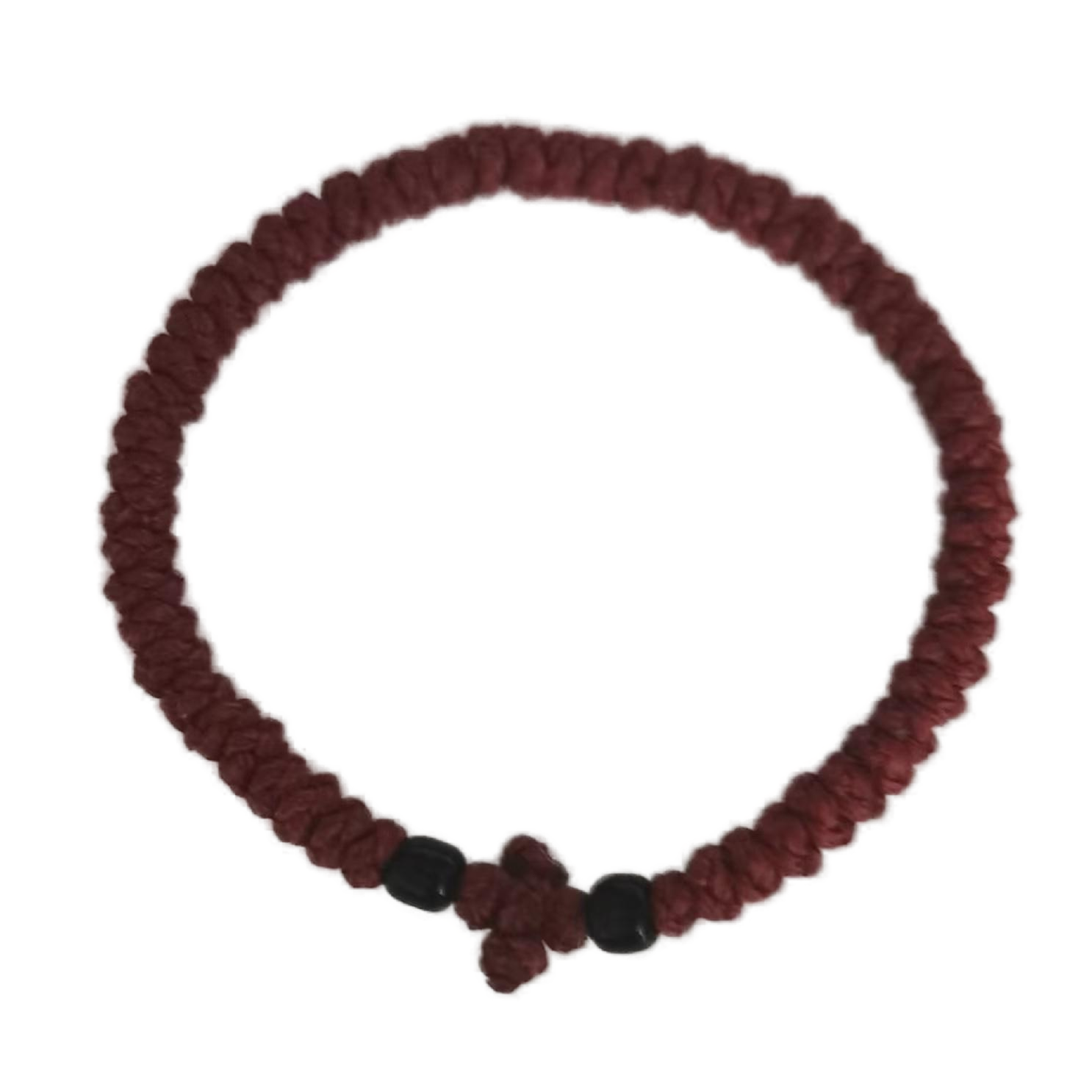 Komboskini bracelet prayer ropes Direct manufacturing from source factory Large stock supply ， Greek Prayer Rope Bracelet, bronzing Cross Prayer Rope Komboskini With black Beads