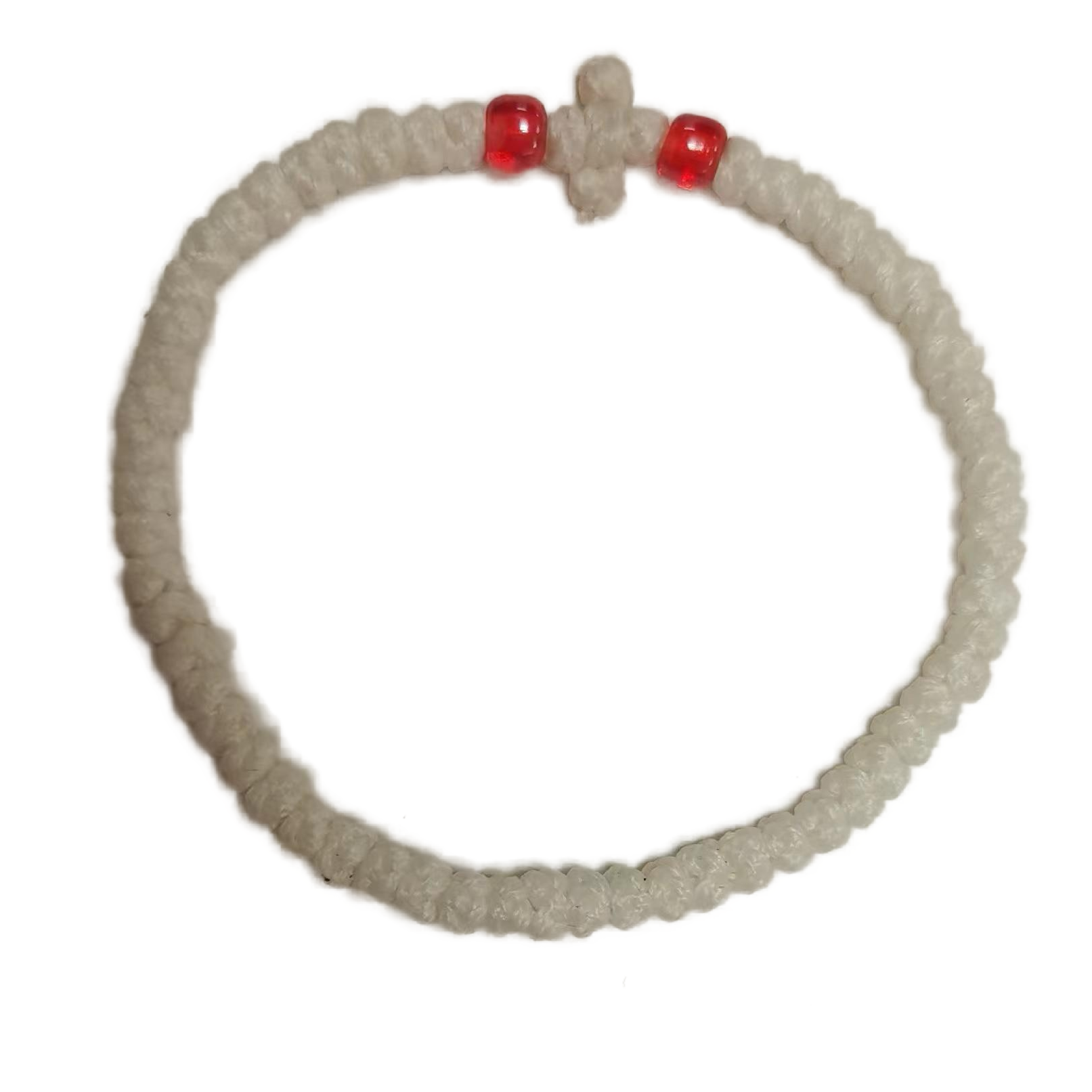 Komboskini bracelet prayer ropes Direct manufacturing from source factory Large stock supply ， Greek Prayer Rope Bracelet, gray Cross Prayer Rope Komboskini With red Beads