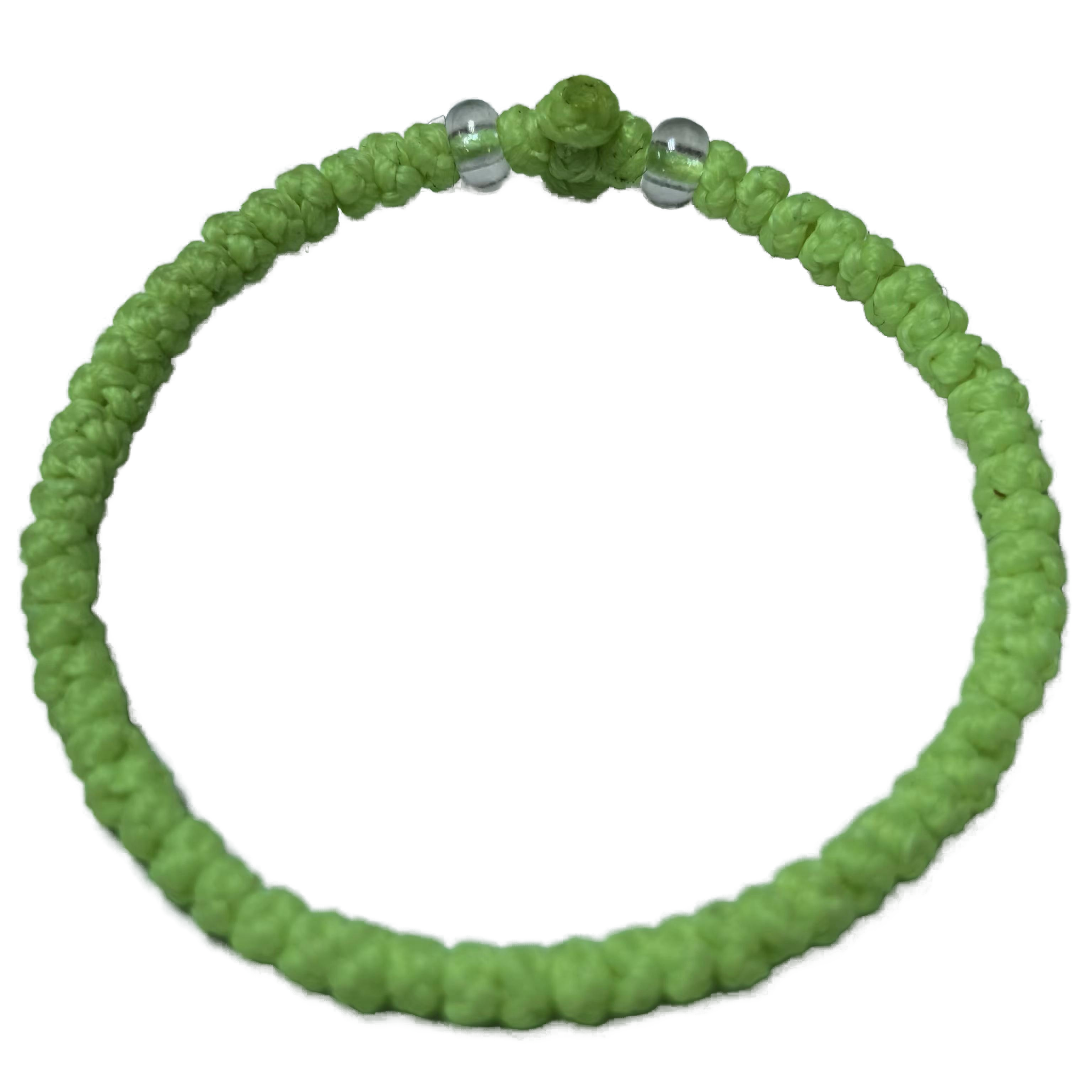 Komboskini bracelet prayer ropes Direct manufacturing from source factory Large stock supply ， Greek Prayer Rope Bracelet, green Cross Prayer Rope Komboskini With transparent Beads