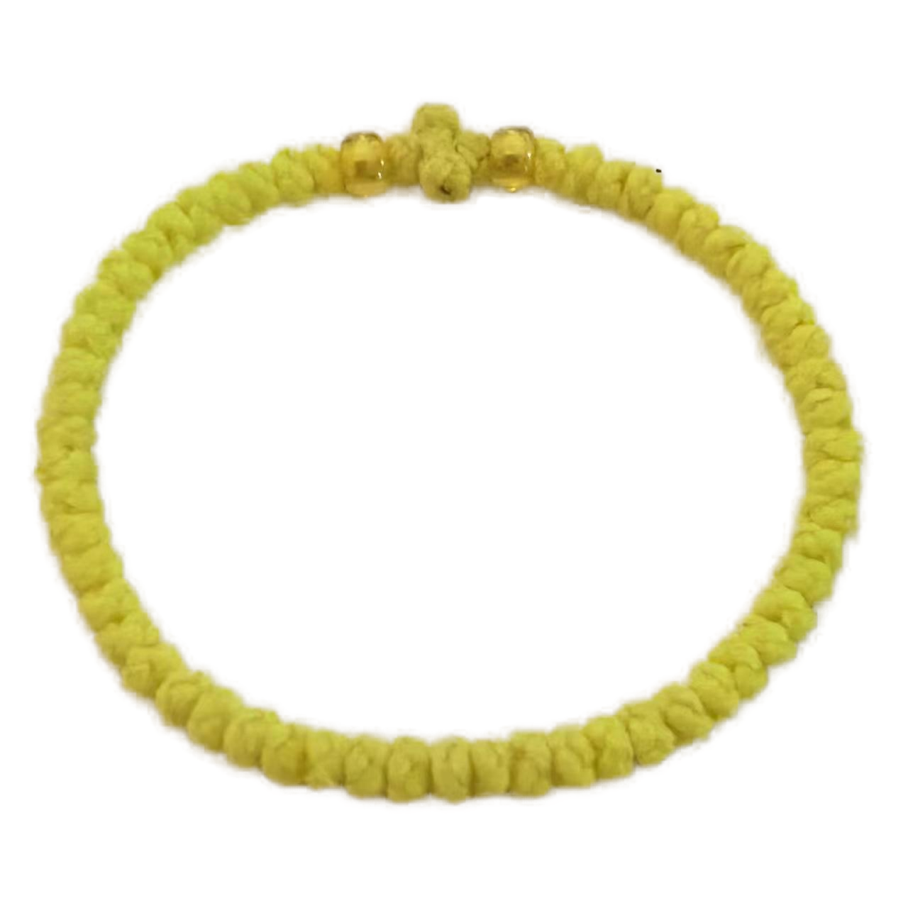 Komboskini bracelet prayer ropes Direct manufacturing from source factory Large stock supply ， Greek Prayer Rope Bracelet, yellow Cross Prayer Rope Komboskini With yellow Beads