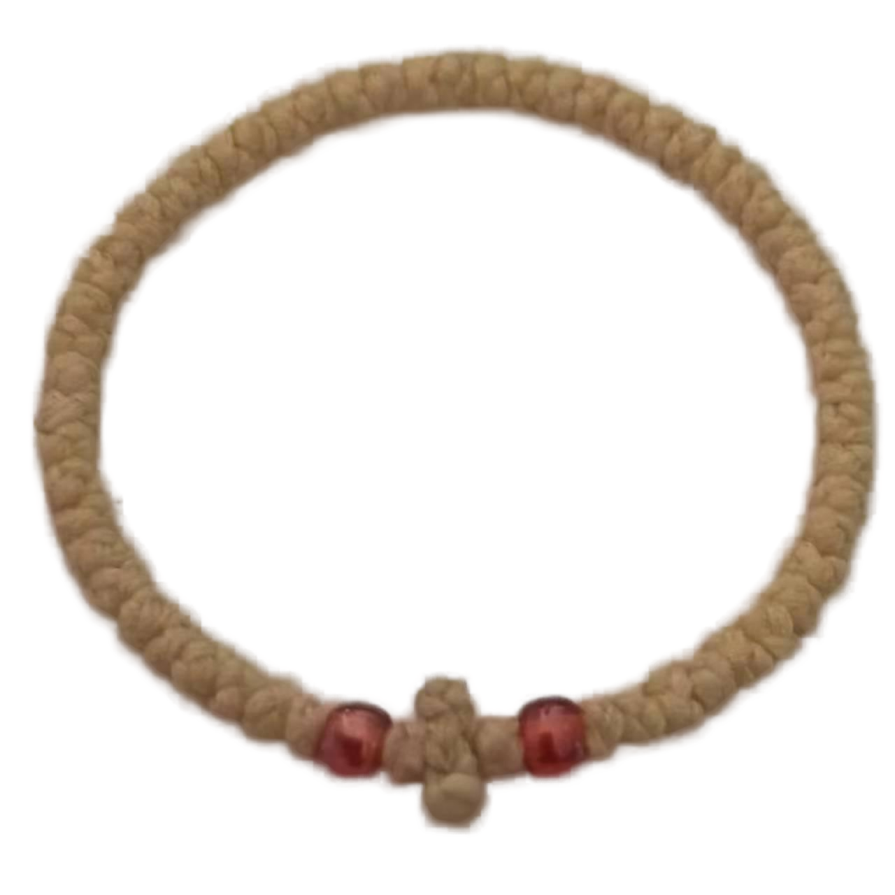 Komboskini bracelet prayer ropes Direct manufacturing from source factory Large stock supply ， Greek Prayer Rope Bracelet, brown Cross Prayer Rope Komboskini With rerd Beads