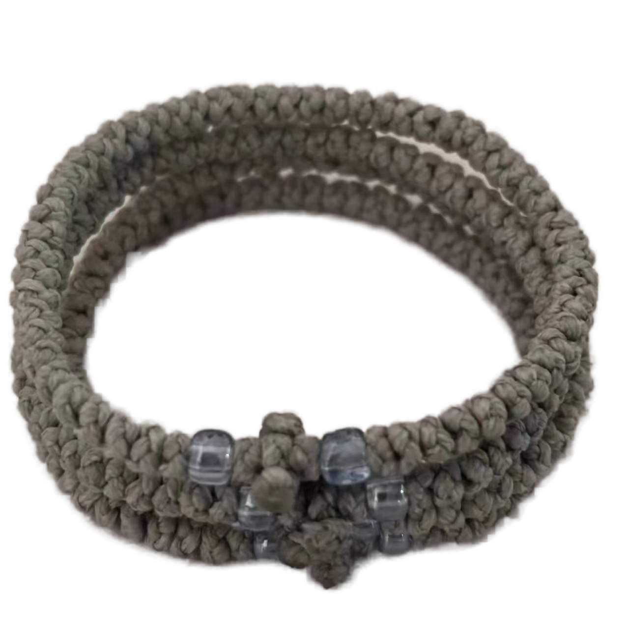 Komboskini bracelet prayer ropes Direct manufacturing from source factory Large stock supply ， Greek Prayer Rope Bracelet, gray Cross Prayer Rope Komboskini With black Beads