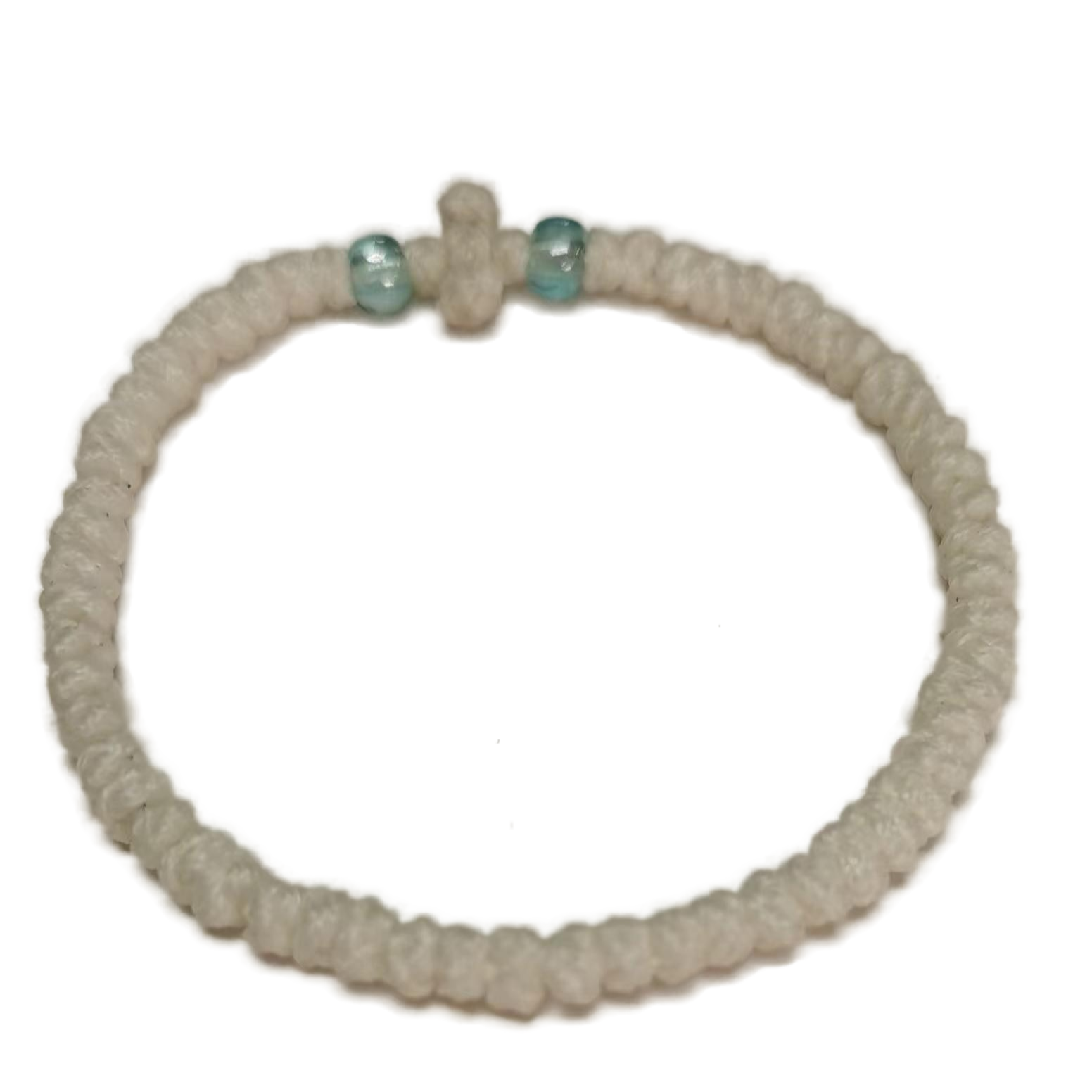 Komboskini bracelet prayer ropes Direct manufacturing from source factory Large stock supply ， Greek Prayer Rope Bracelet, gray Cross Prayer Rope Komboskini With Blue Beads