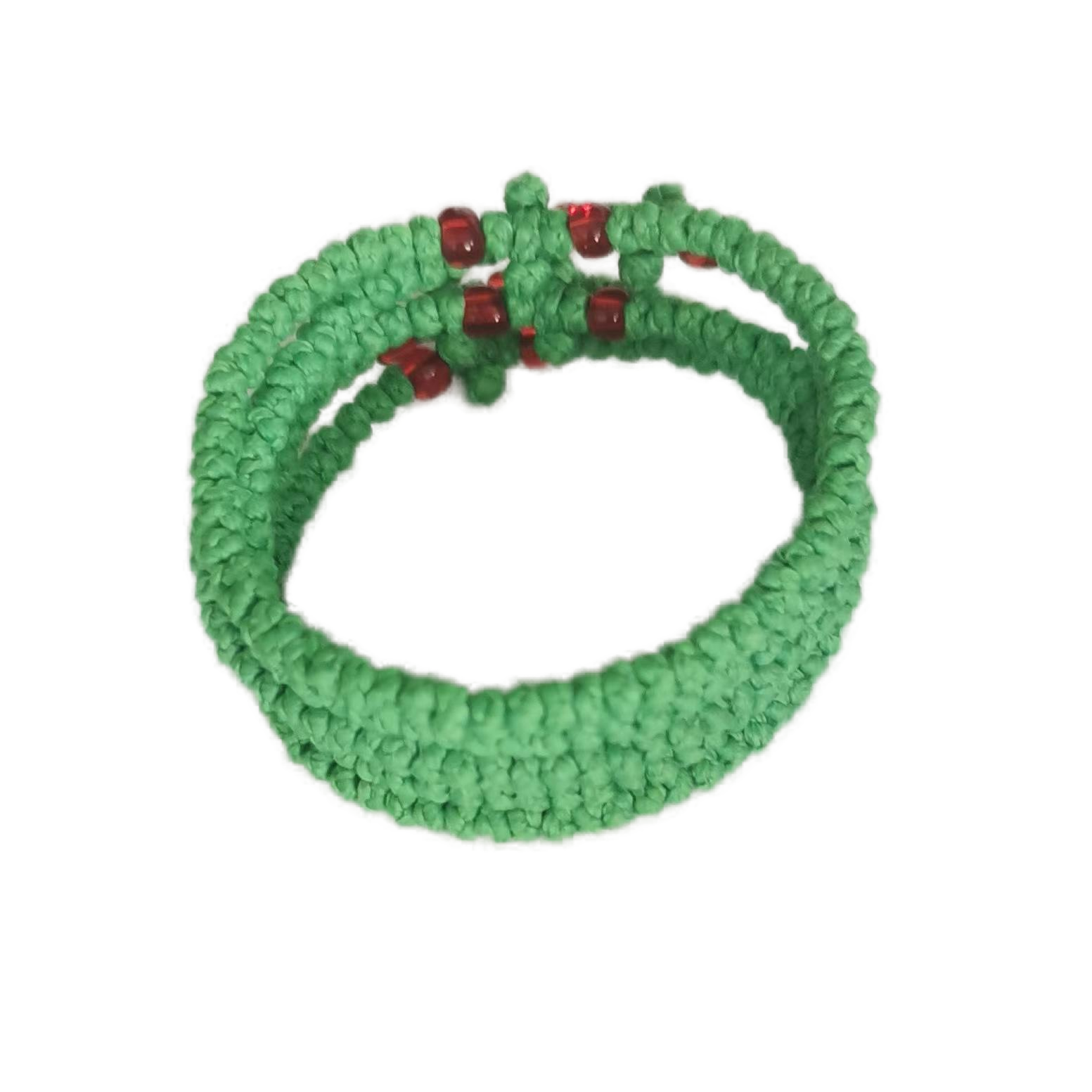 Komboskini bracelet prayer ropes Direct manufacturing from source factory Large stock supply ， Greek Prayer Rope Bracelet, green Cross Prayer Rope Komboskini With red Beads
