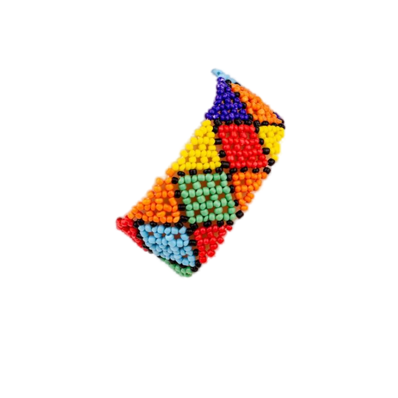 Hand beaded letter strap fashion beaded bag with beaded belt factory to undertake processing customization