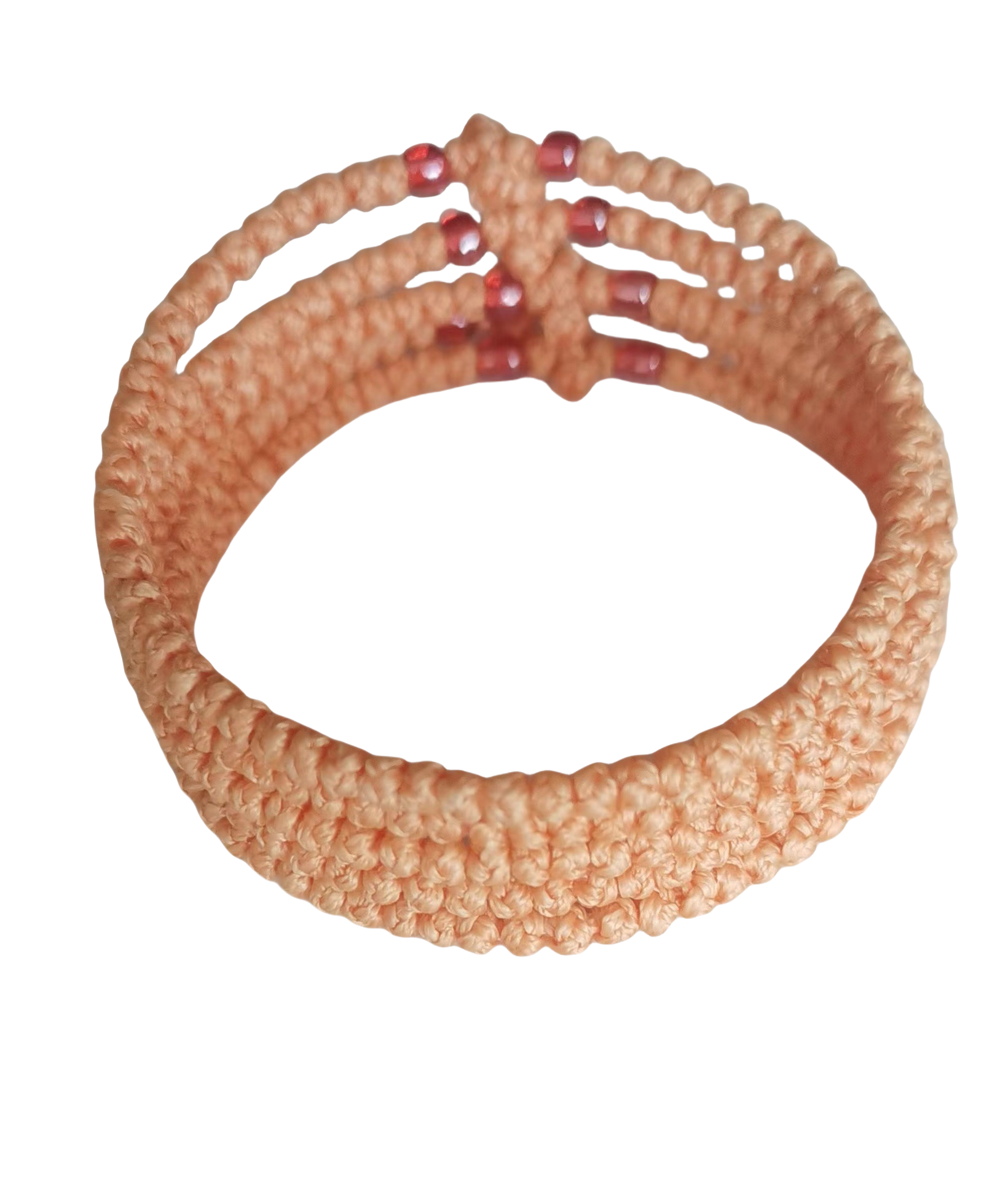 Komboskini bracelet prayer ropes Direct manufacturing from source factory Large stock supply ， Greek Prayer Rope Bracelet, light brown Cross Prayer Rope Komboskini With Red Beads