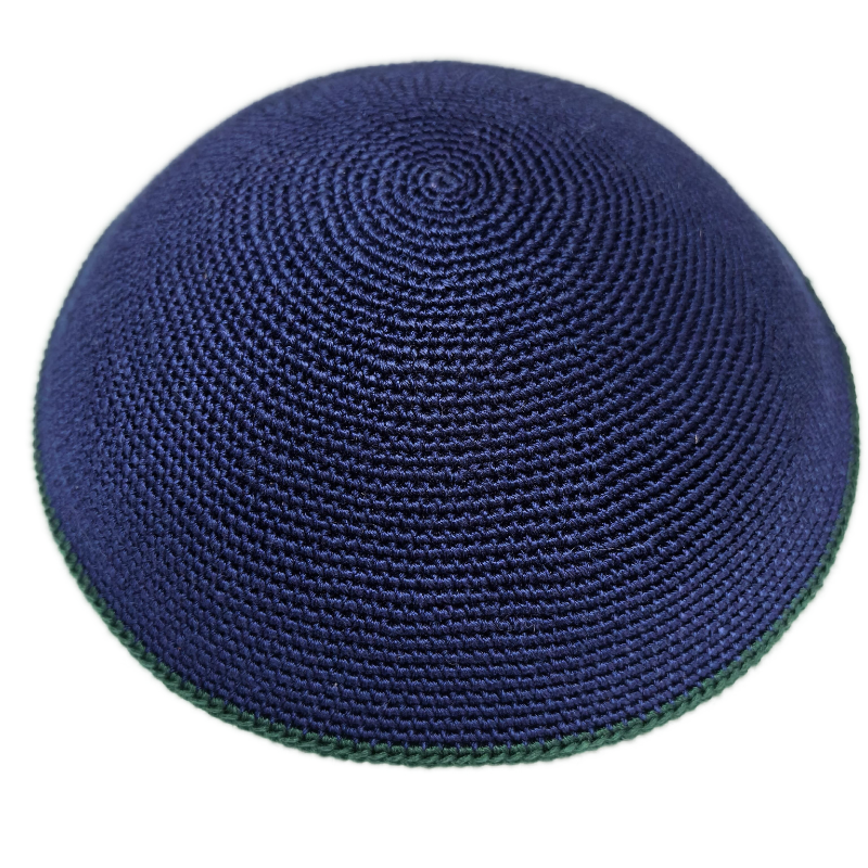 Factory custom fine knit Kippah, 100% cotton DMC hand-woven Kippah hat, DMC Kippah Yamaka Kippa Yarmulke skull hat