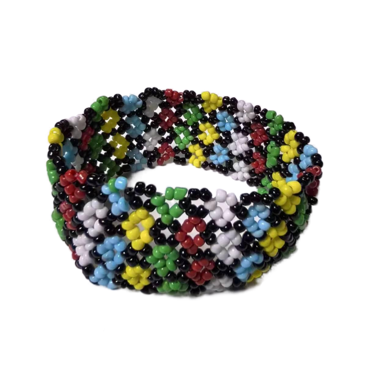 Hand beaded letter strap fashion beaded bag with beaded belt factory to undertake processing customization