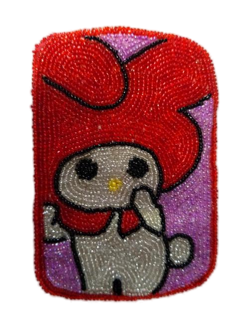 Factory direct sales of new fashion bead embroidered wallet card bag passport cover beaded purse   handbag  card bag 97