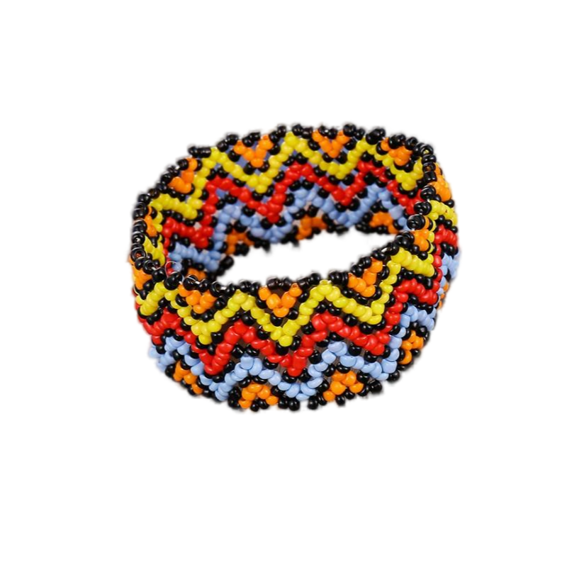 Hand beaded letter strap fashion beaded bag with beaded belt factory to undertake processing customization